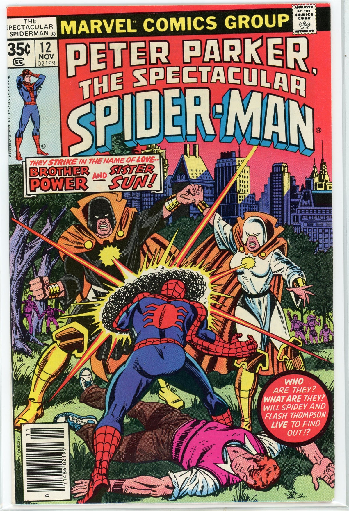 THE SPECTACULAR SPIDERMAN #12 NM GREAT BATTLE COVER BRONZE AGE GOODIE