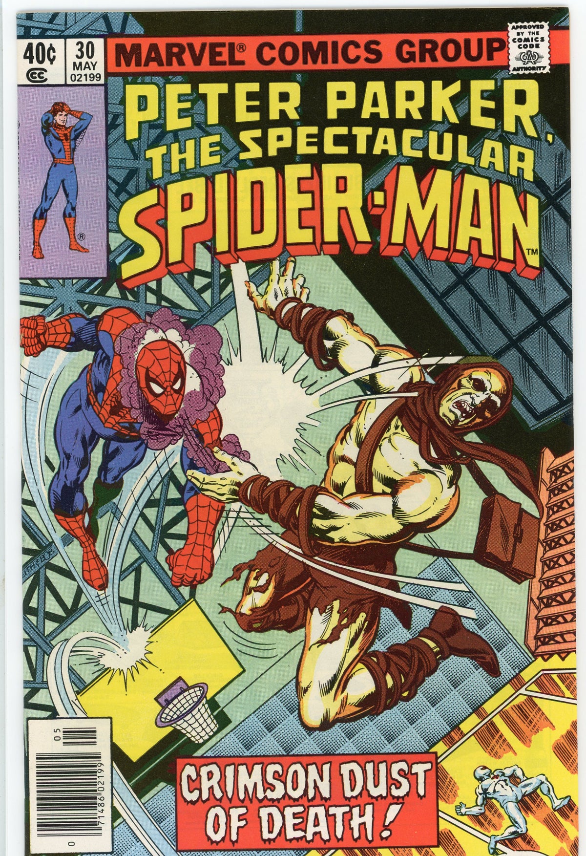 THE SPECTACULAR SPIDERMAN #30 NM STUNNING CARRION BATTLE COVER GEM