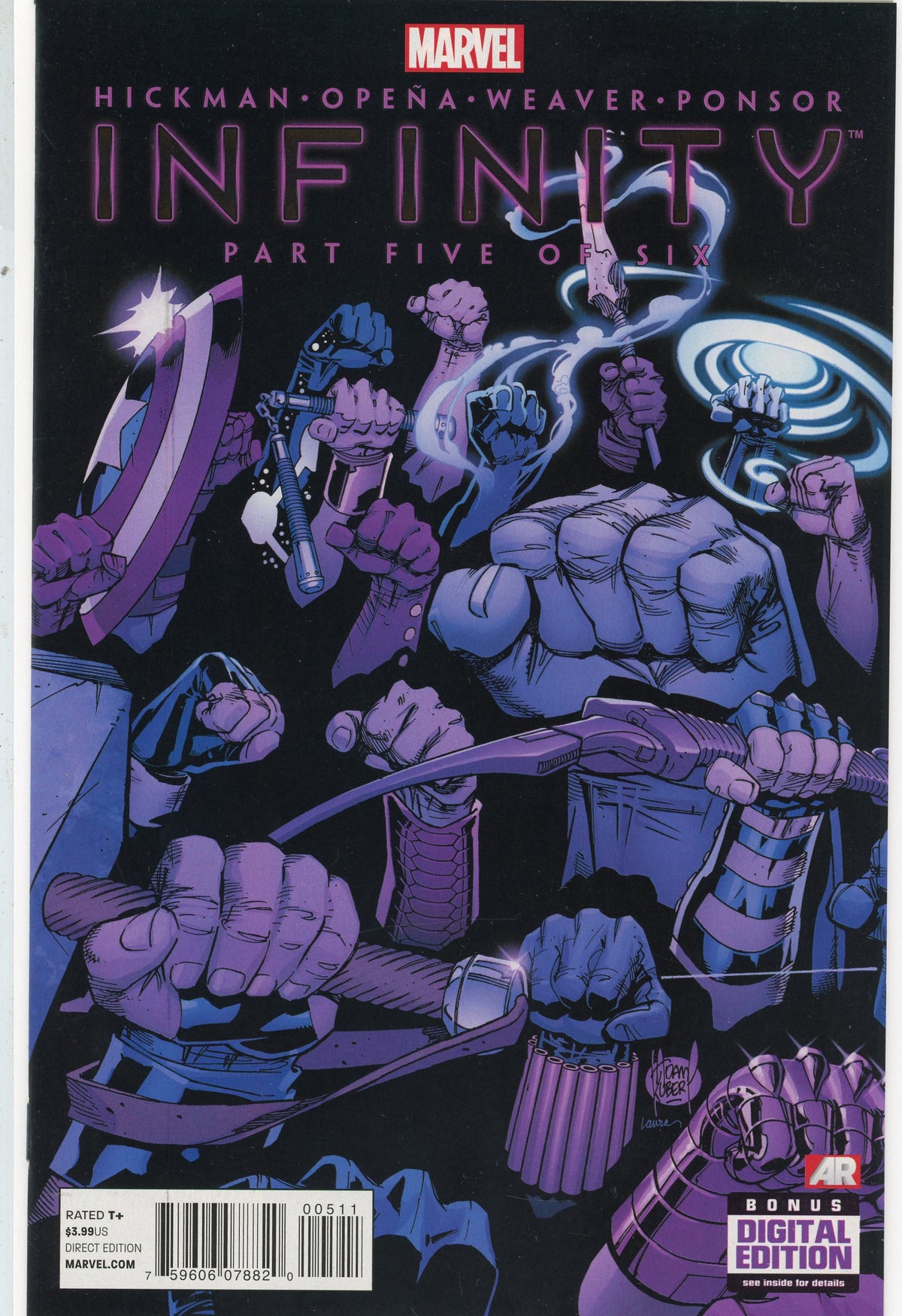 INFINITY PART 5 OF 6 NM FANTASTIC COVER TERRIFIC SHINE