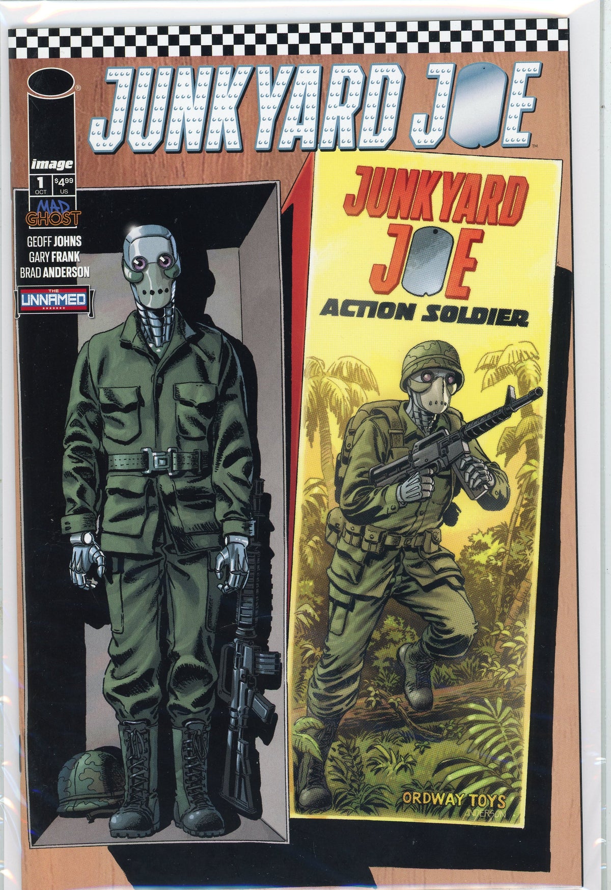 JUNKYARD JOE #1 NM IMAGE COMICS JOHNS WORK MAGNIFICENT COVER