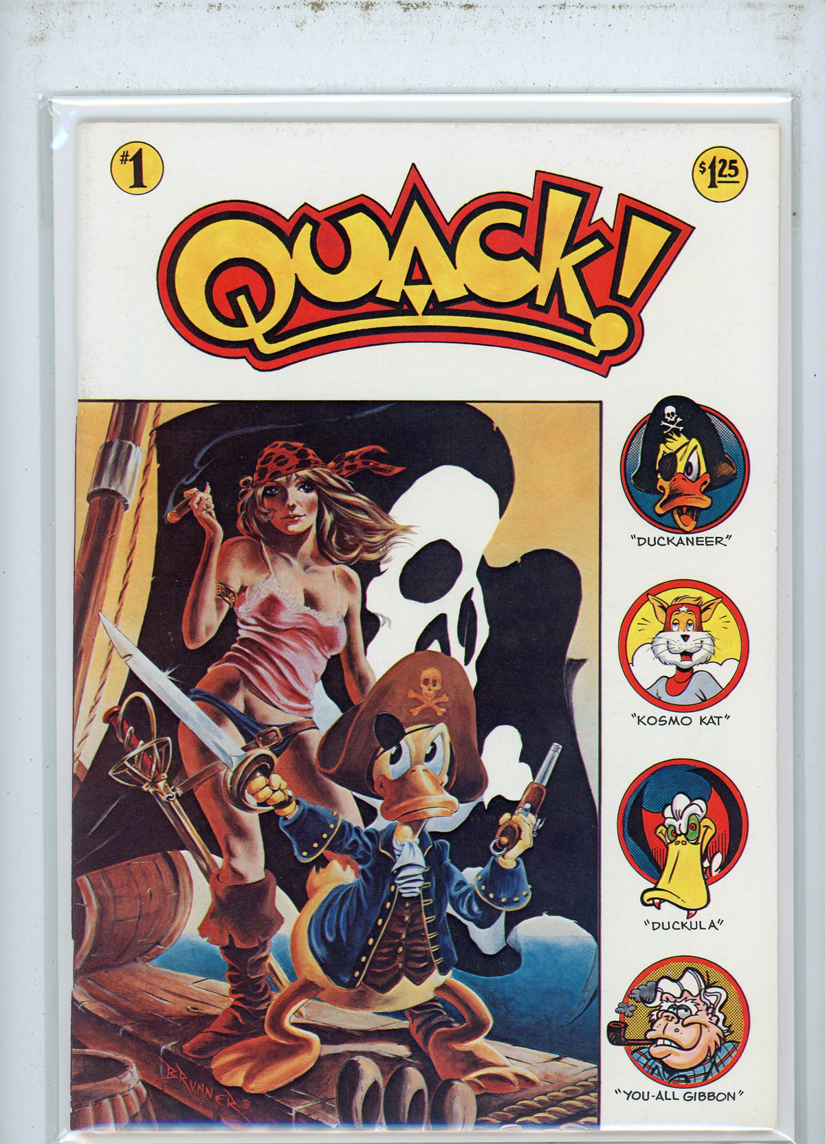 QUACK #1 NM STUNNING HOWARD THE DUCK WANNABEE COVER GLISTENING SHINE