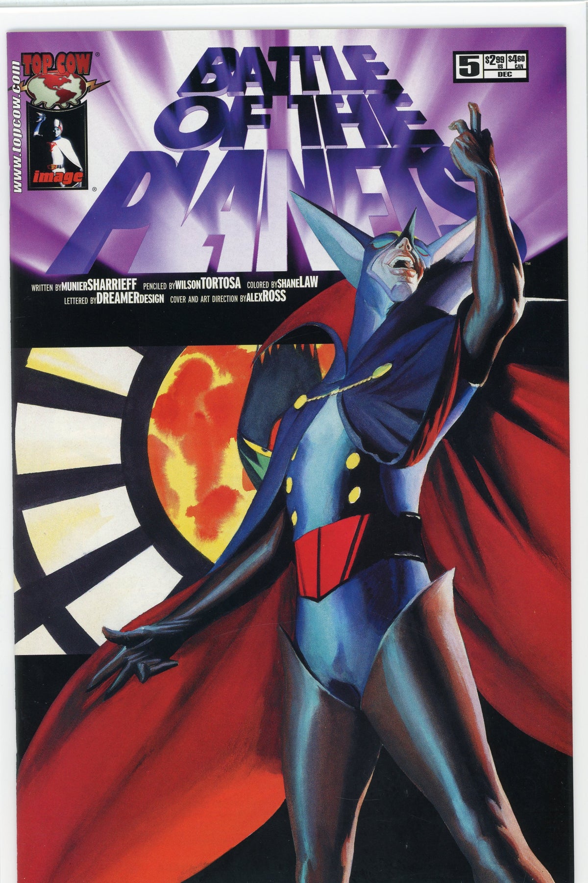 BATTLE OF THE PLANETS #5 NM ALEX ROSS STUNNING COVER BRILLIANT SHEEN