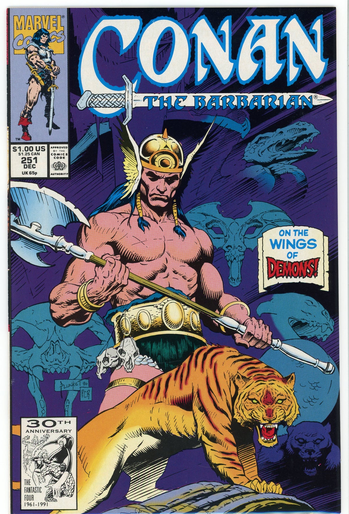 CONAN THE BARBARIAN #251 MAJESTIC COVER GREAT LOOKING GLOSS