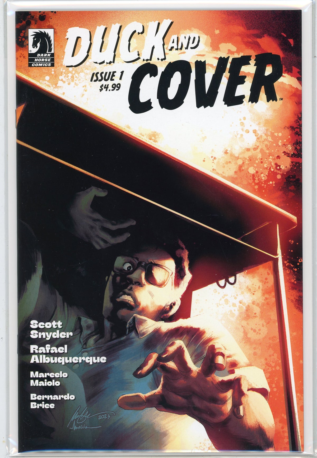 DUCK AND COVER #1 NM DARK HORSE COMICS SNYDER WORK AWESOME COVER