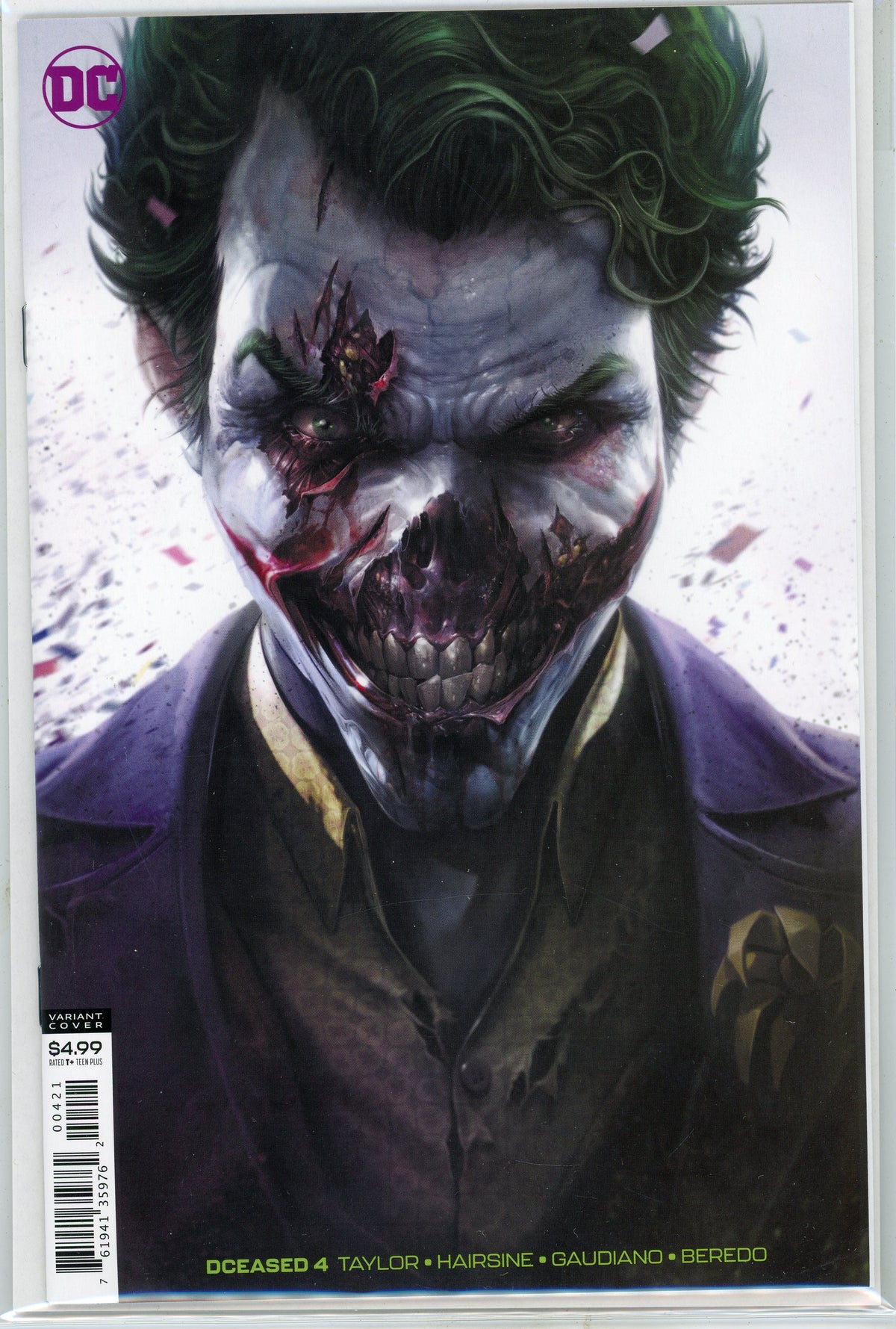 DCEASED #4 NM VARIANT ED. TERRIFYING COVER PHENOMENAL GLOSSY SHINE