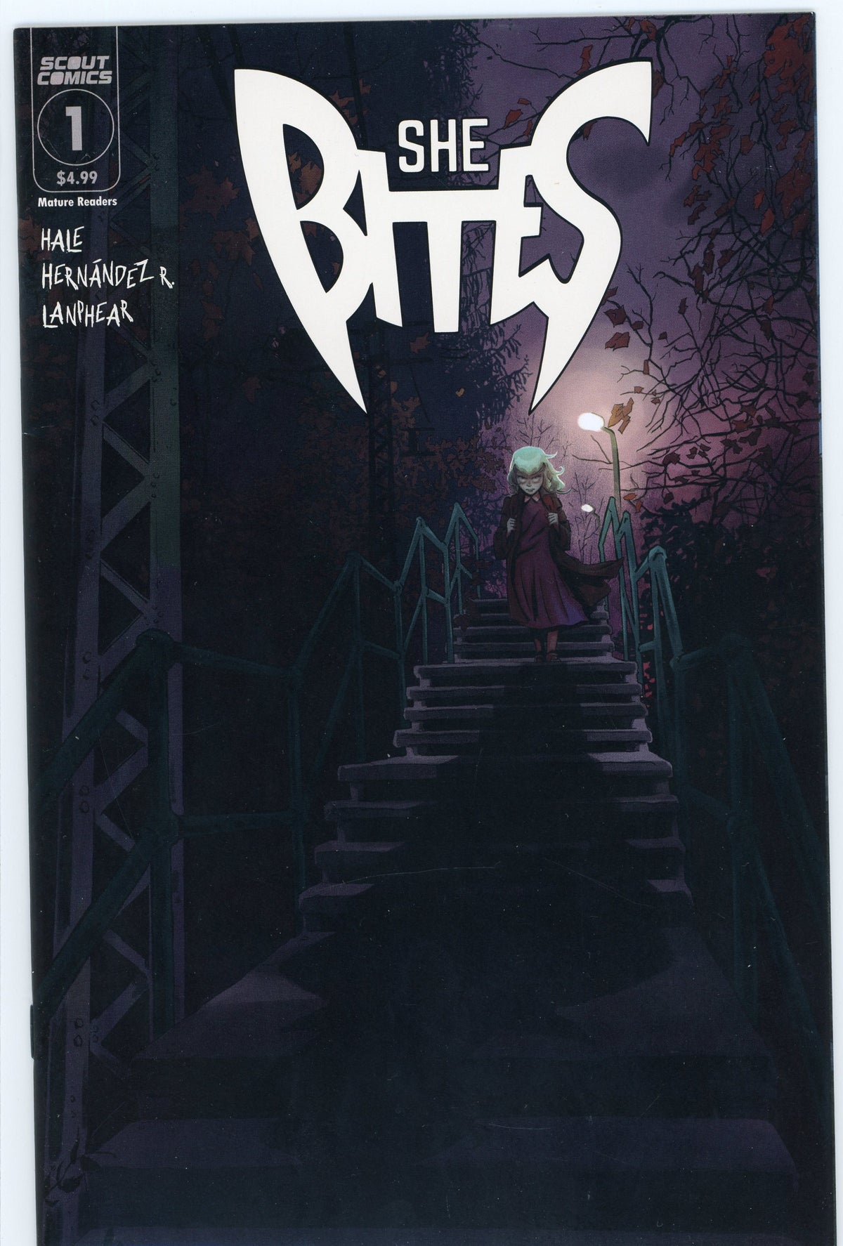 SHE BITES #1 NM BLOOD CHILLING TERROR COVER AMAZING GLOSS