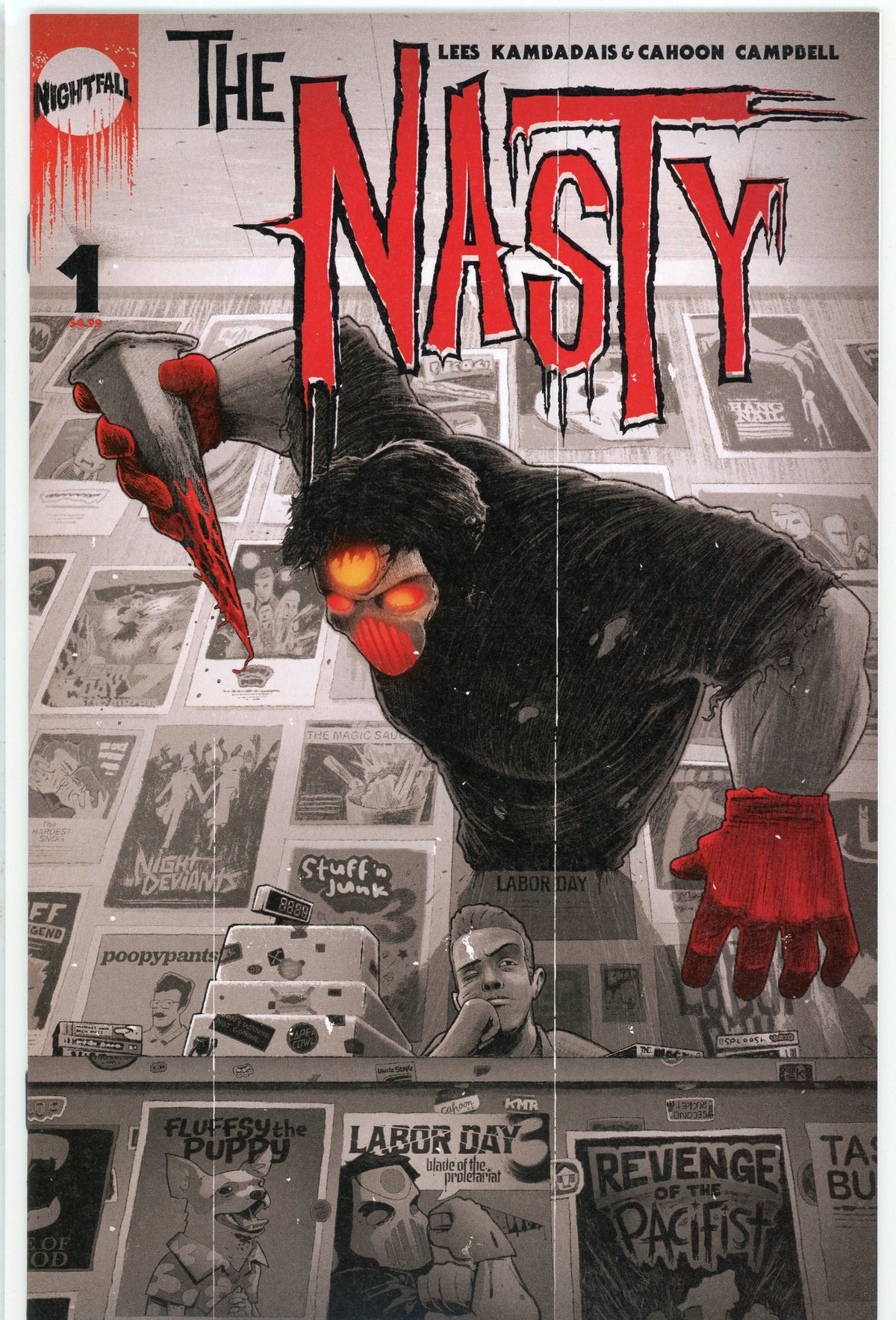 THE NASTY #1 NM GLOSSY COLORS TERRIFYING COVER HORROR MASTERPIECE