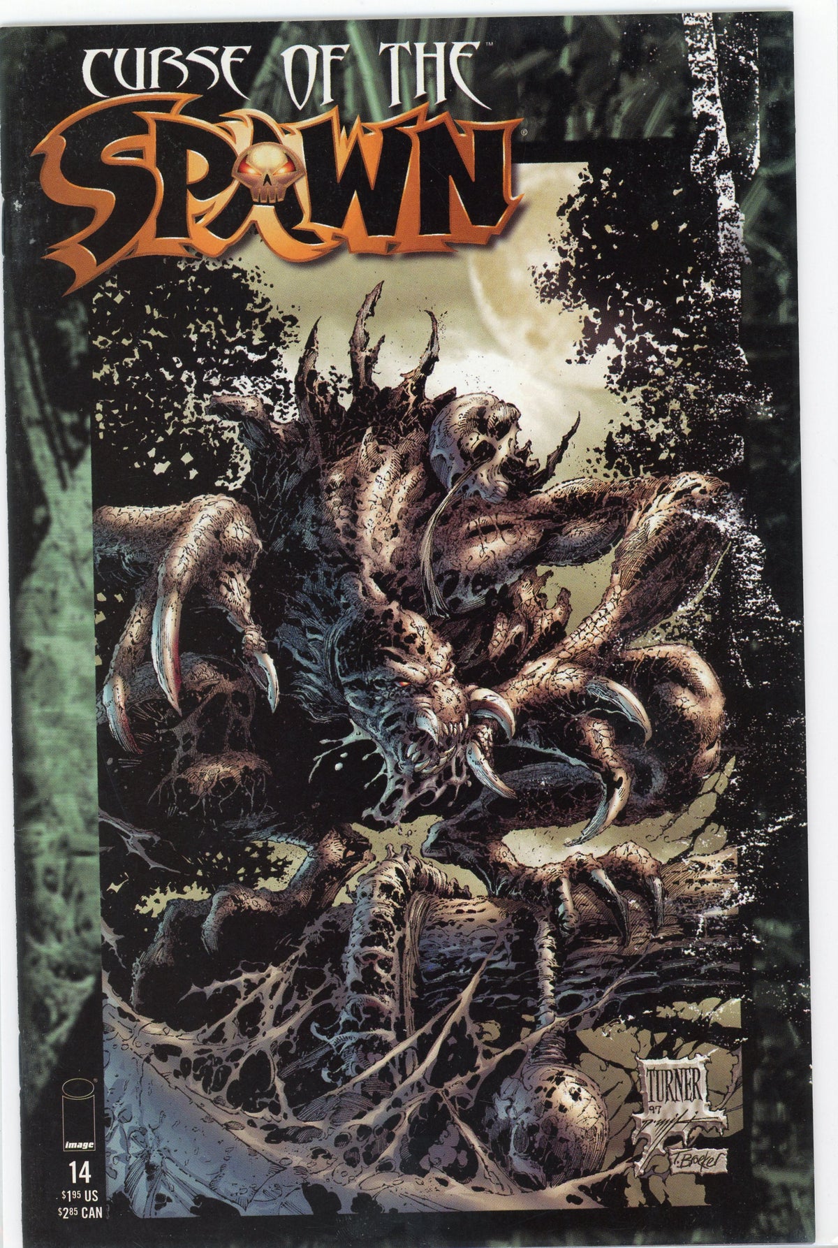CURSE OF THE SPAWN #14 NM BREATHTAKING COVER AMAZING GLOSSY SHEEN