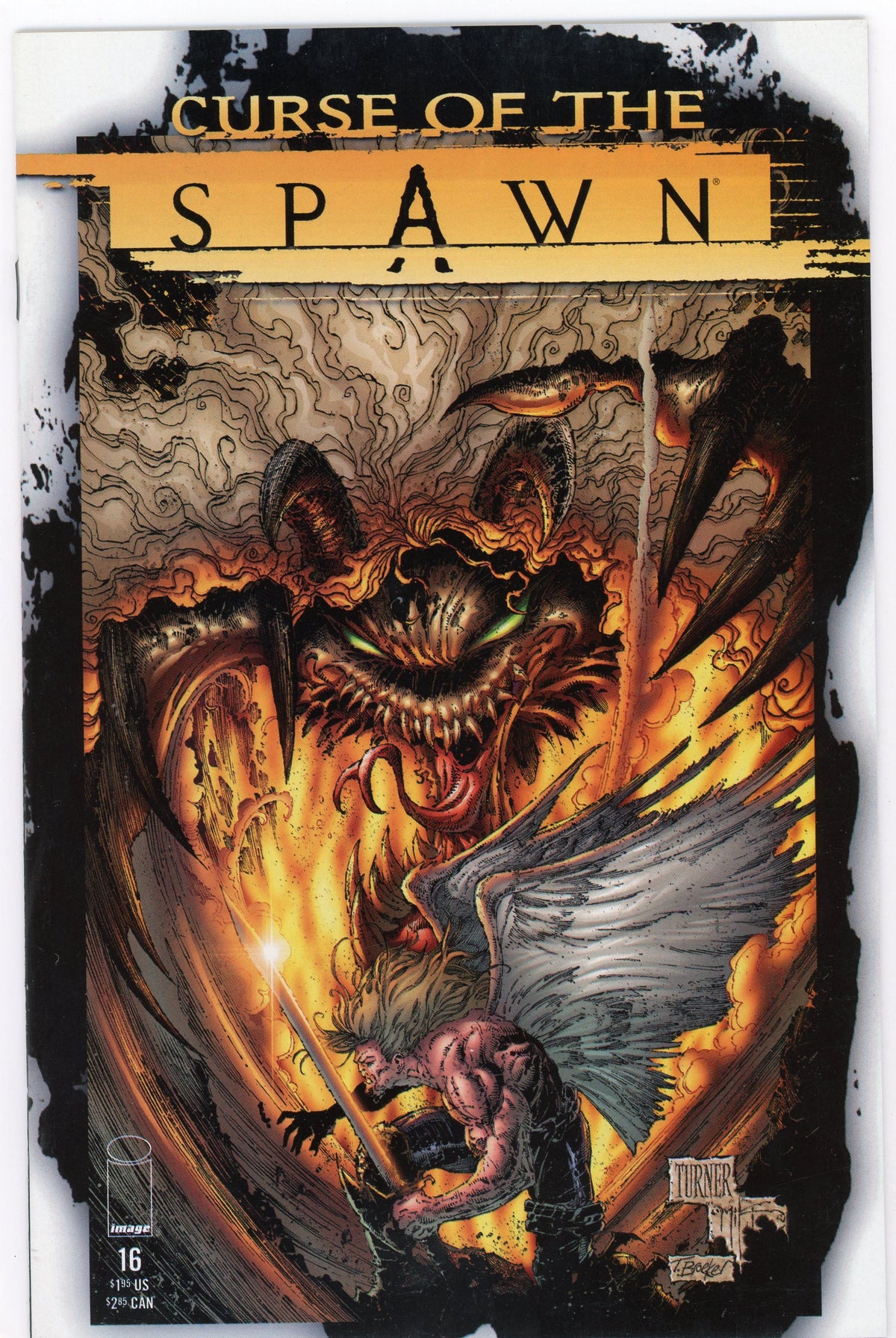 CURSE OF THE SPAWN #16 NM INCREDIBLE COVER GLOSSY SHEEN