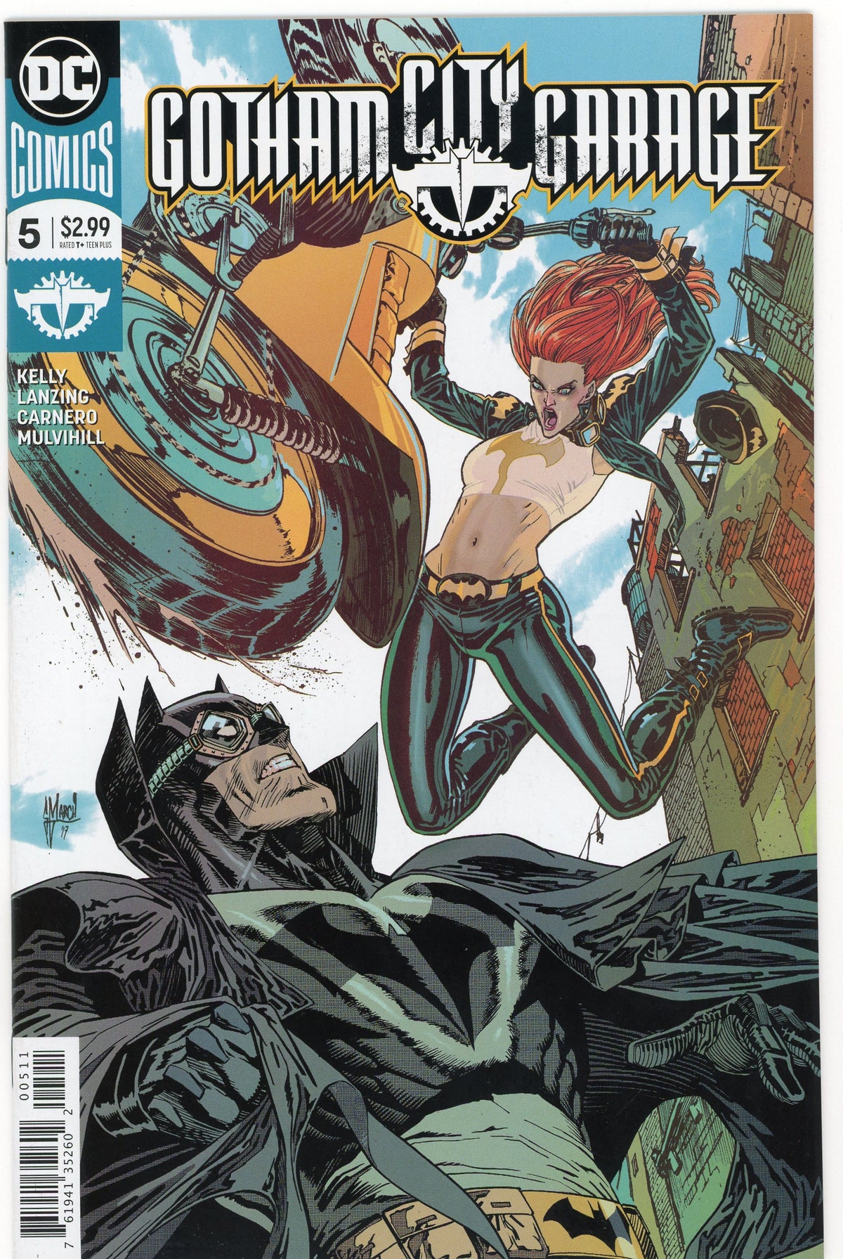 GOTHAM CITY GARAGE #5 NM STUNNING COVER GLOSSY COLORS