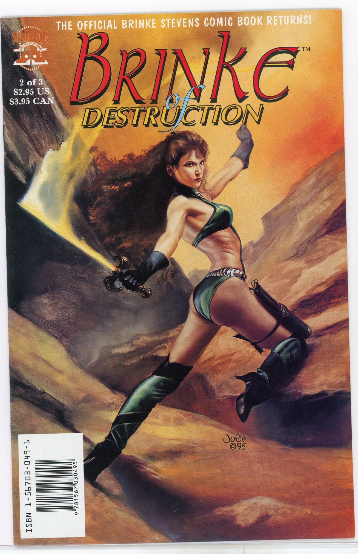 BRINKE OF DESTRUCTION #2 OF 3 NM FABULOUS COVER DISTINCTIVE SHEEN
