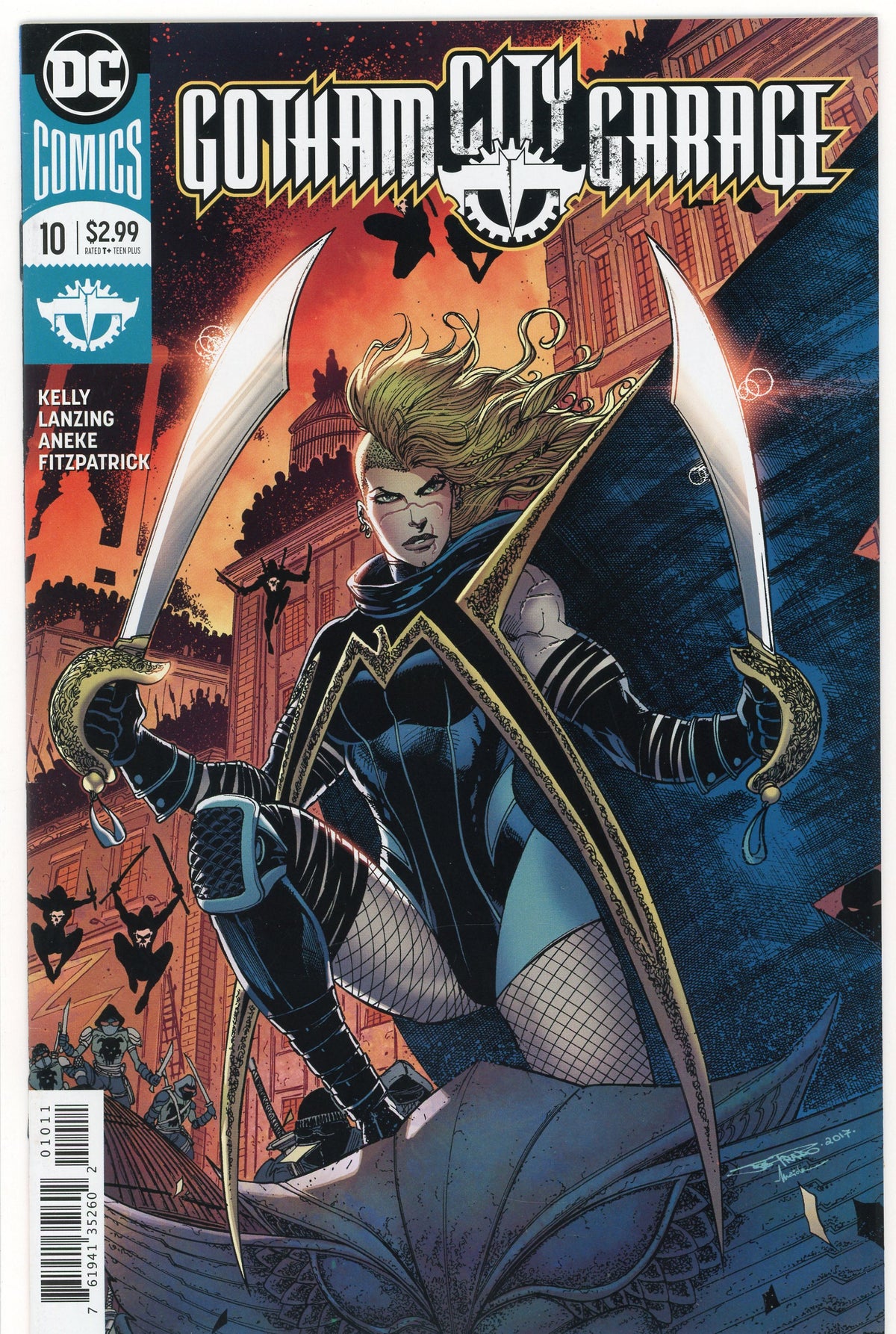 GOTHAM CITY GARAGE #10 NM GLOSSY SHEEN MAJESTIC COVER