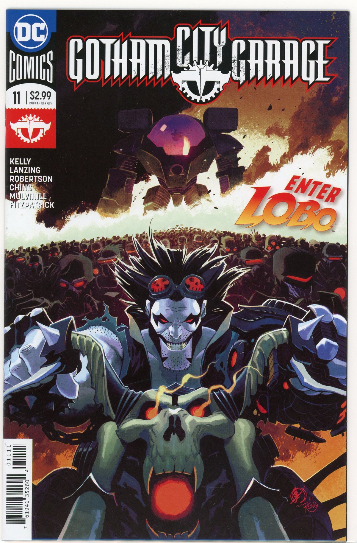 GOTHAM CITY GARAGE #11 NM KILLER GLOSS GREAT LOBO COVER
