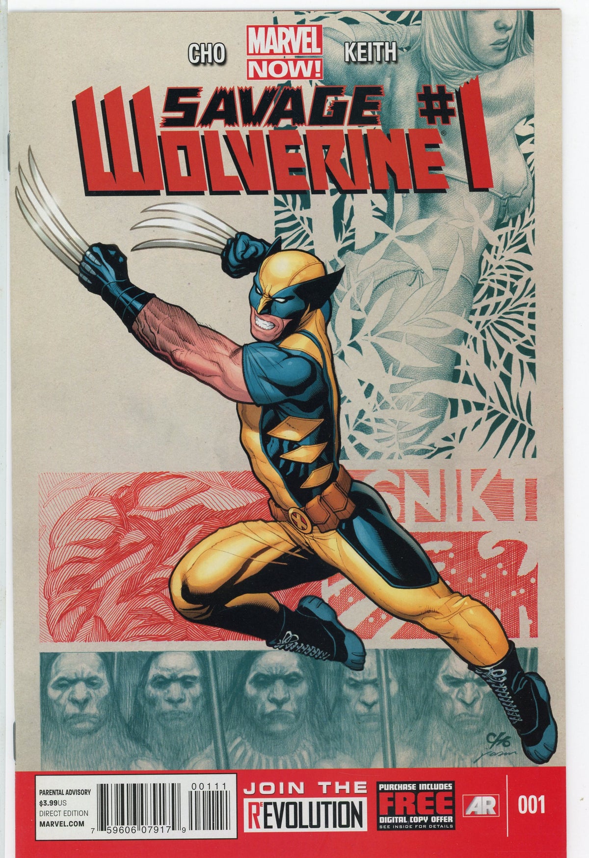 SAVAGE WOLVERINE #1 NM ICONIC COVER ASTOUNDING GLOSS