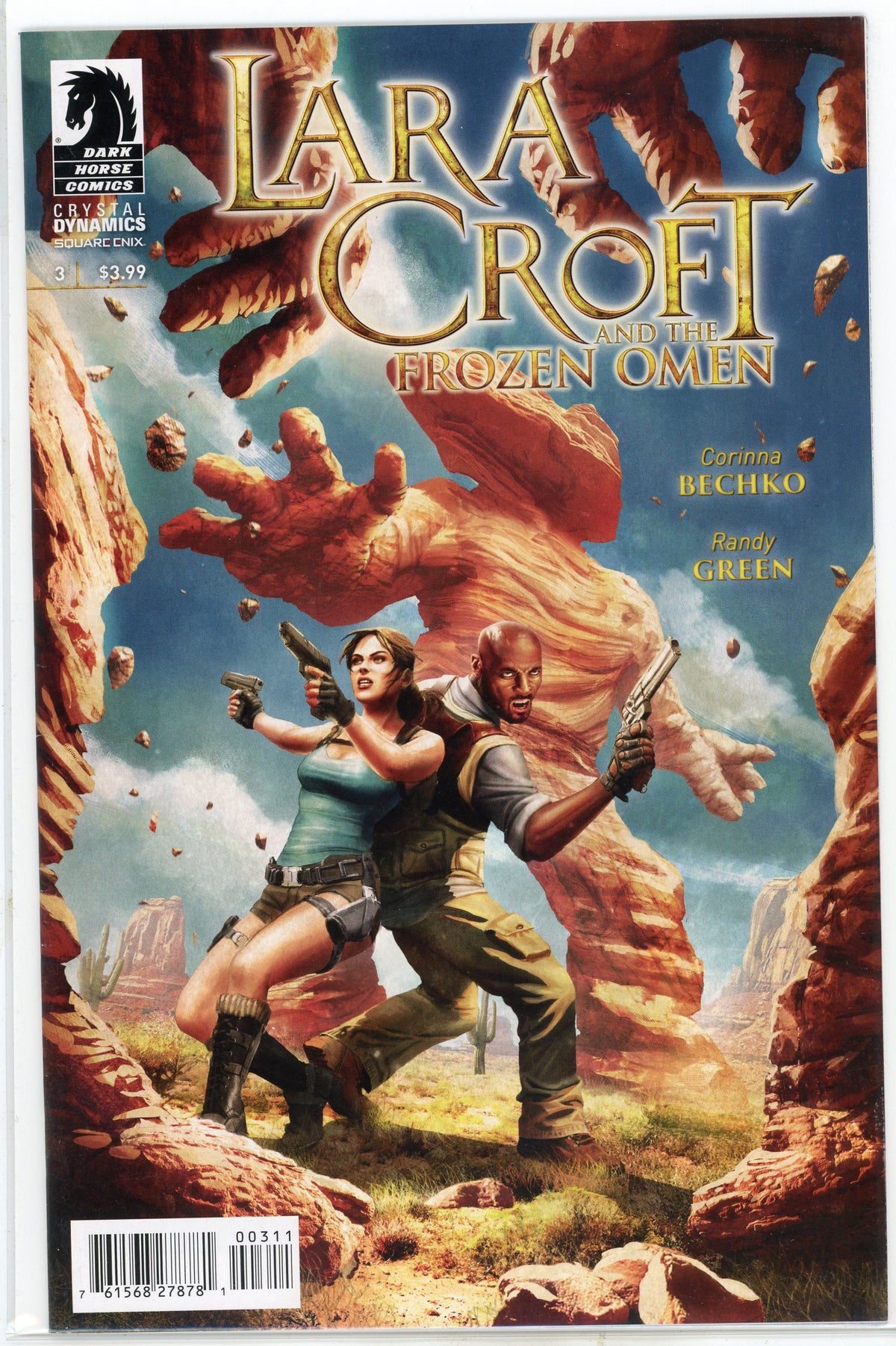 LARA CROFT AND THE FROZEN OMEN #3 NM EXCITING COVER STUNNING GLOSS