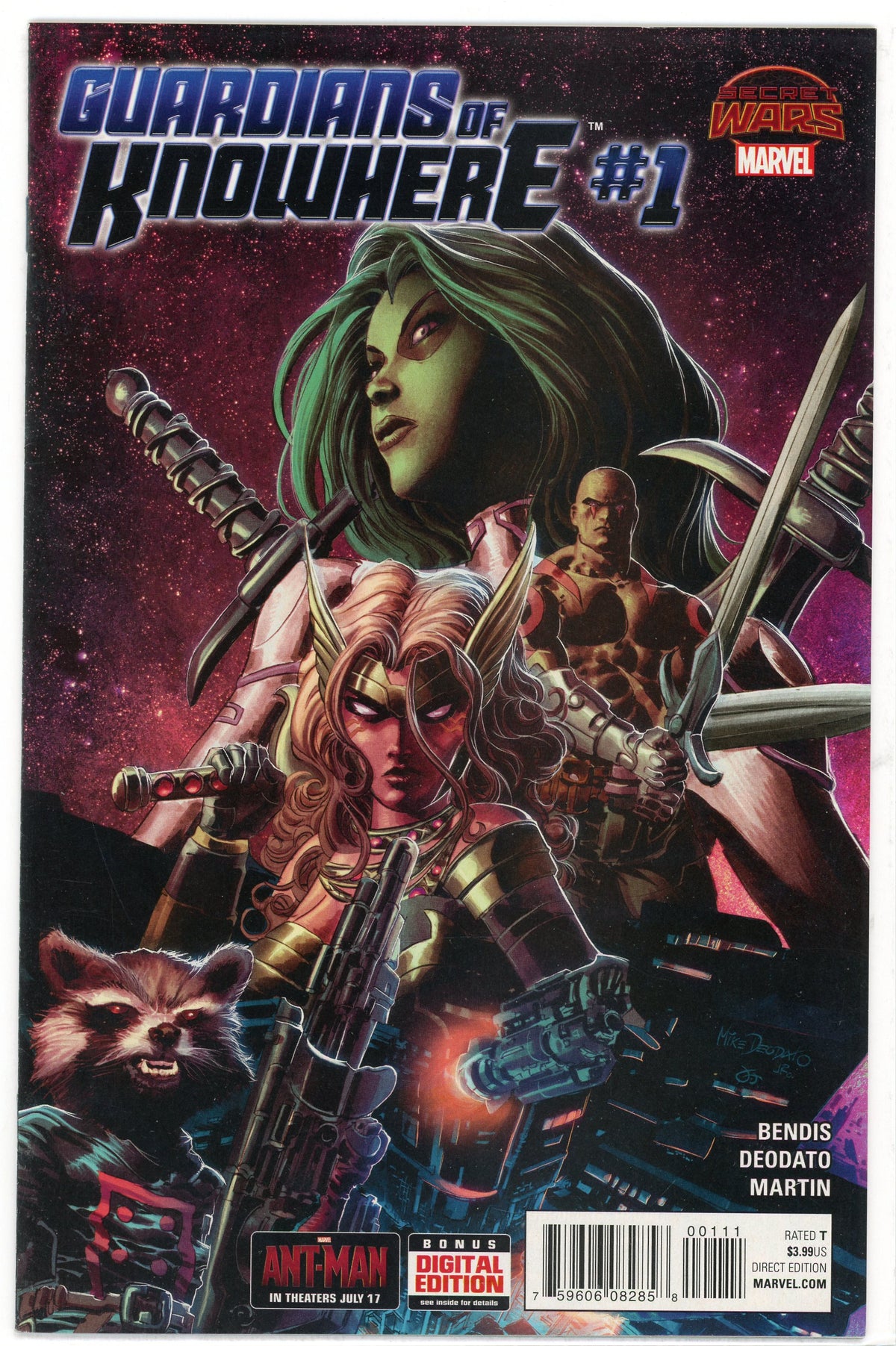 GUARDIANS OF KNOWHERE #1 NM GREAT BENDIS WORK PHENOMENAL COVER NICE GLOSS