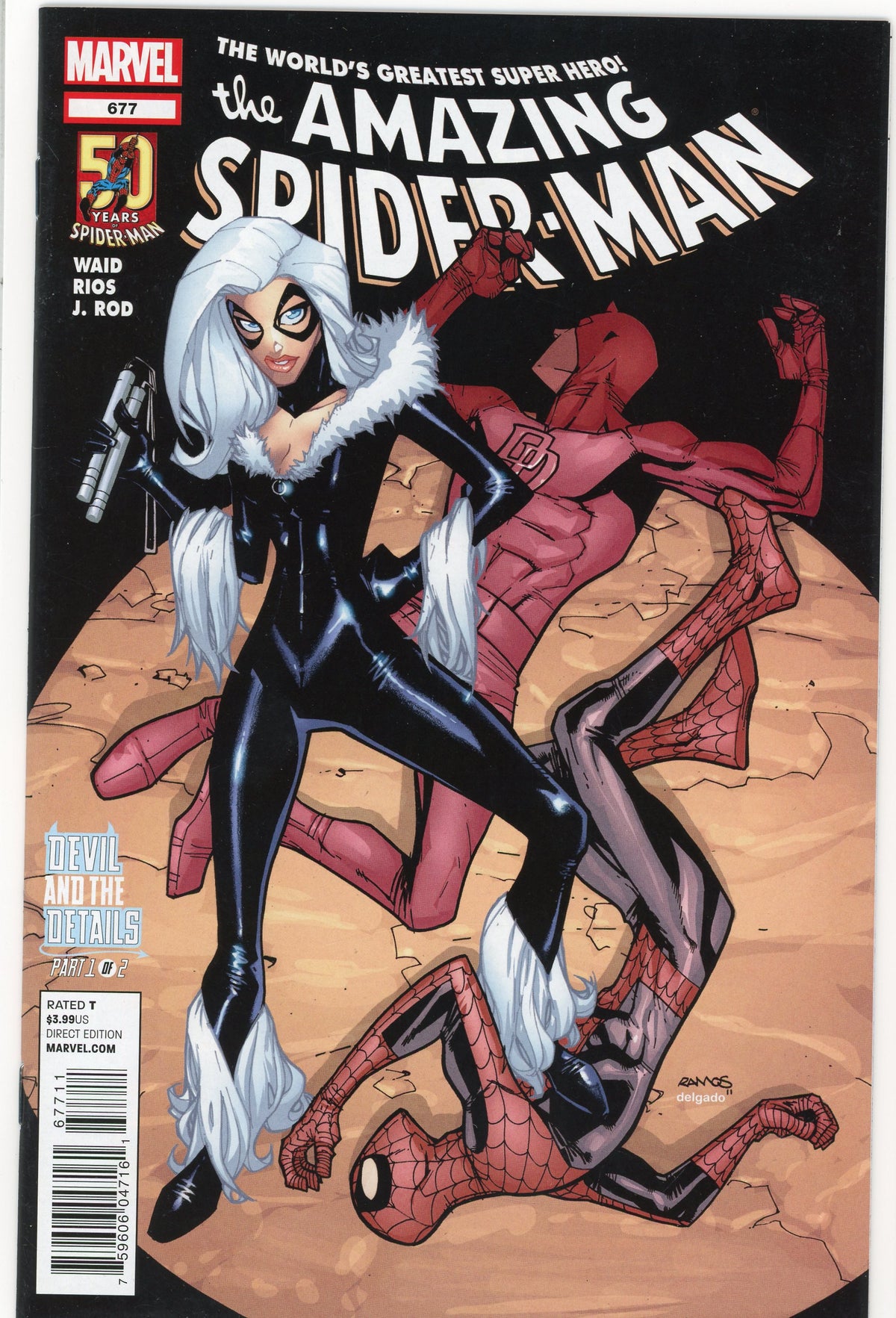 THE AMAZING SPIDERMAN #677 NM BLACK CAT APP. STUNNING GLOSS AND COVER