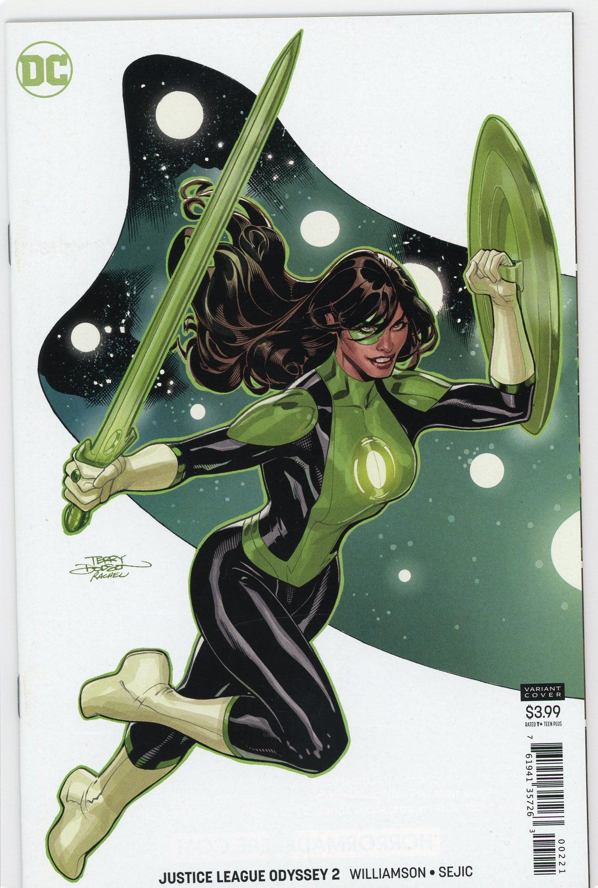 JUSTICE LEAGUE ODYSSEY #2 NM CLASSIC DODSON COVER GLISTENING SHEEN