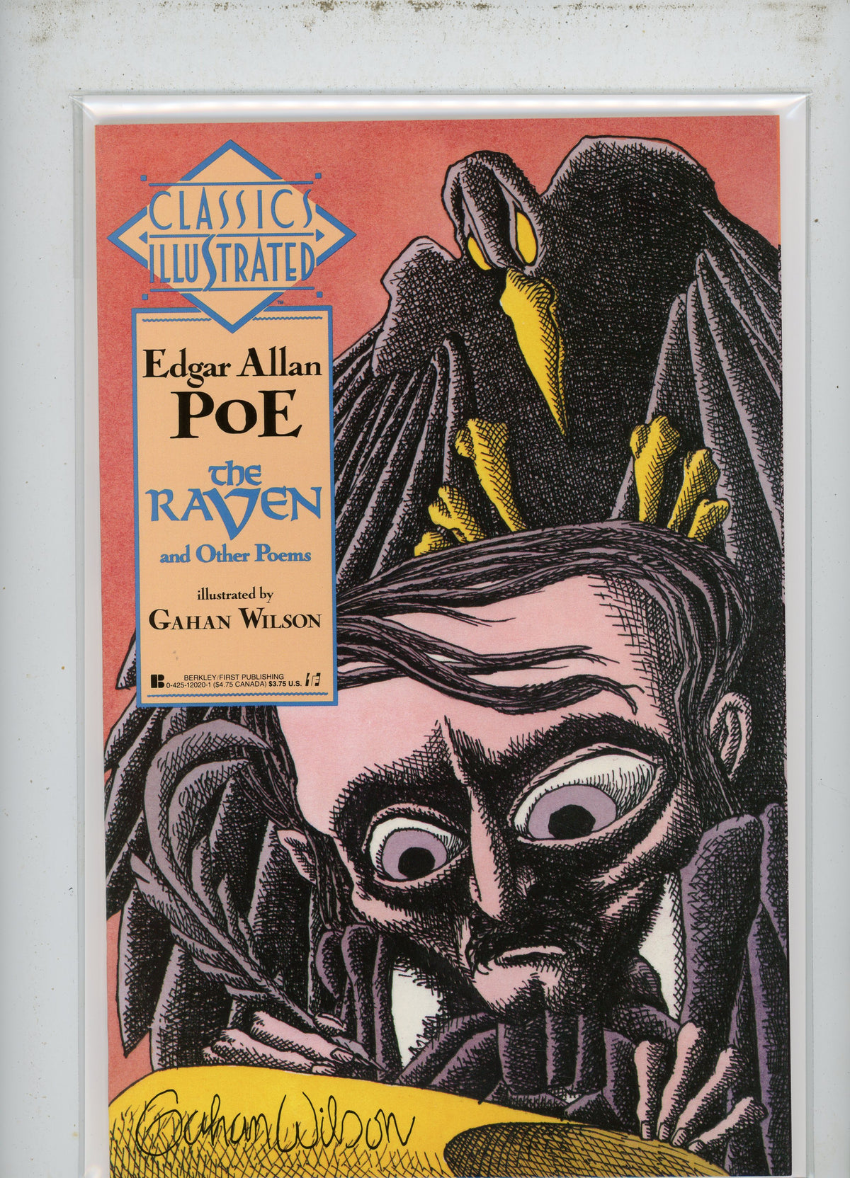 CLASSICS ILLUSTRATED THE RAVEN NM FANTASTIC COVER GREAT LOOKING SHEEN
