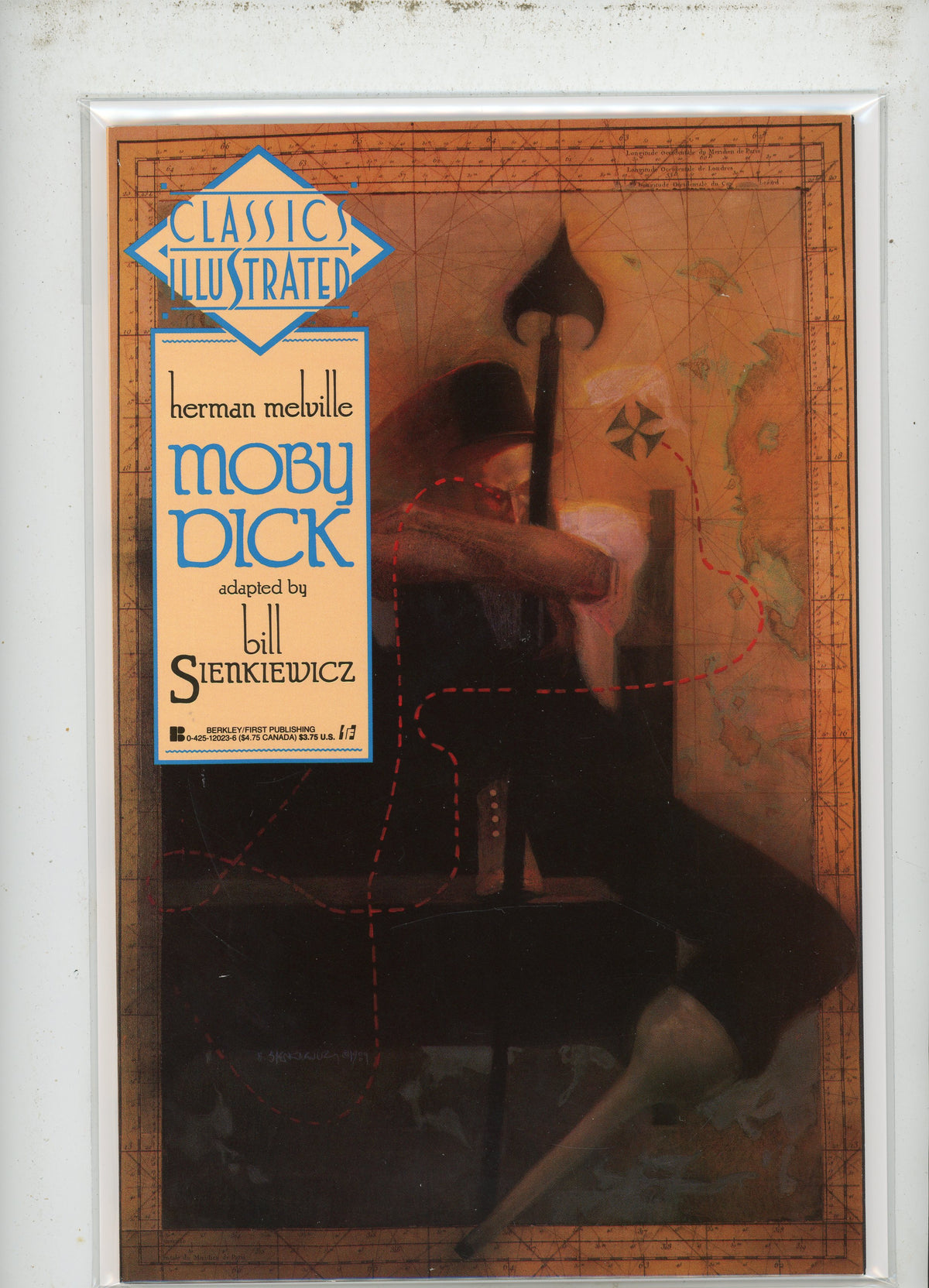 CLASSICS ILLUSTRATED MOBY DICK NM ASTONISHING COVER STUNNING GLOSS