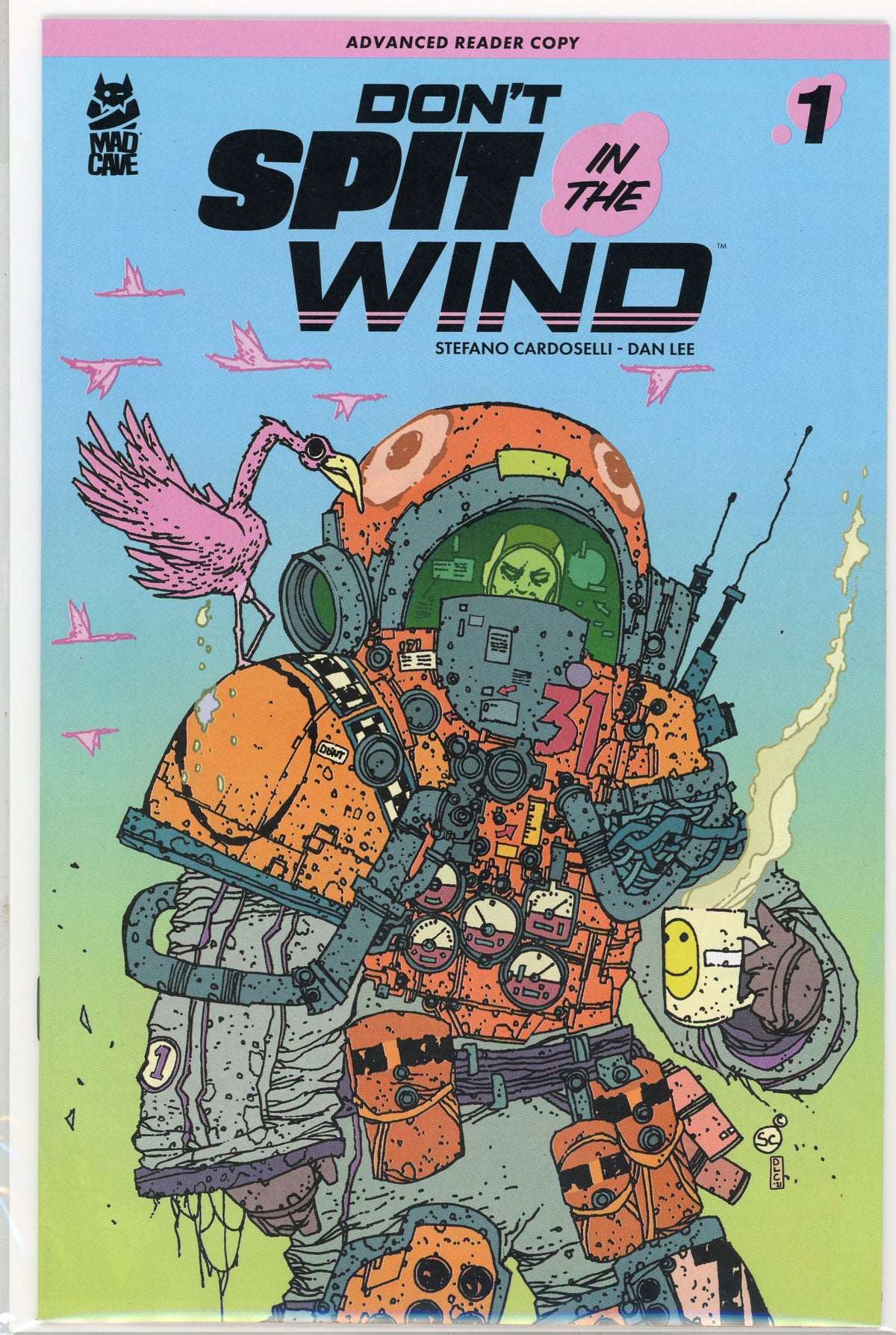 DONT SPIT IN THE WIND #1 NM HEAVY METAL STYLE COVER STUNNING GLOSS