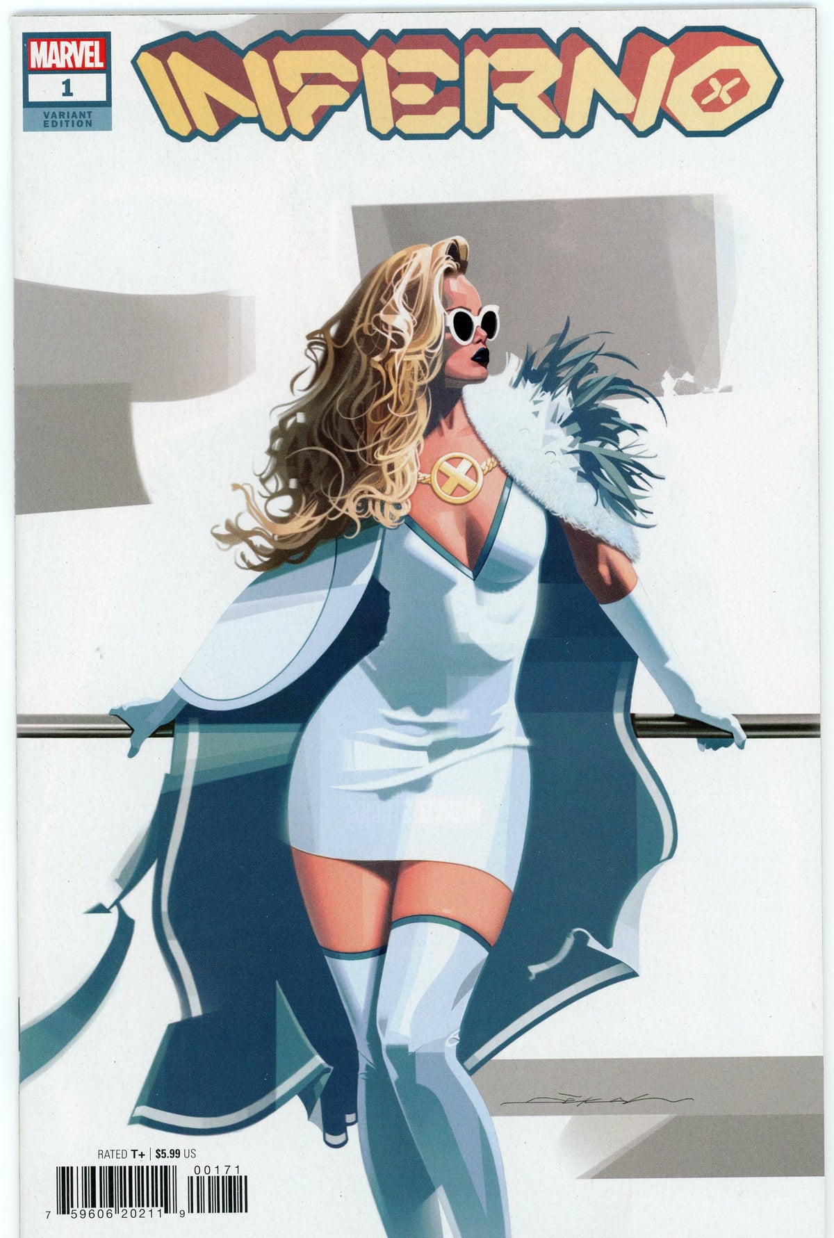 INFERNO #1 NM VARIANT ED SEXY COVER GLORIOUS GLOSSY SHEEN
