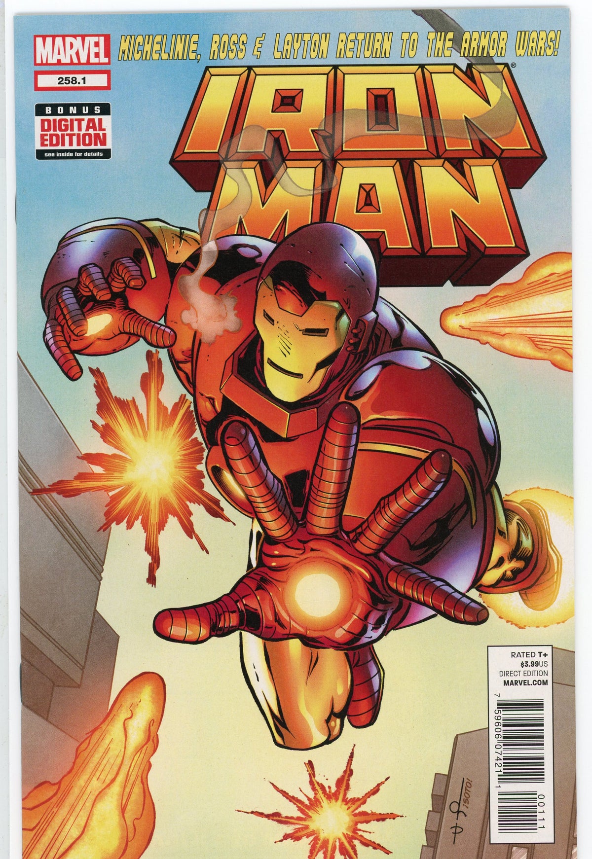 IRON MAN #258.1 NM ACTION PACKED COVER KILLER GLOSSY SHEEN