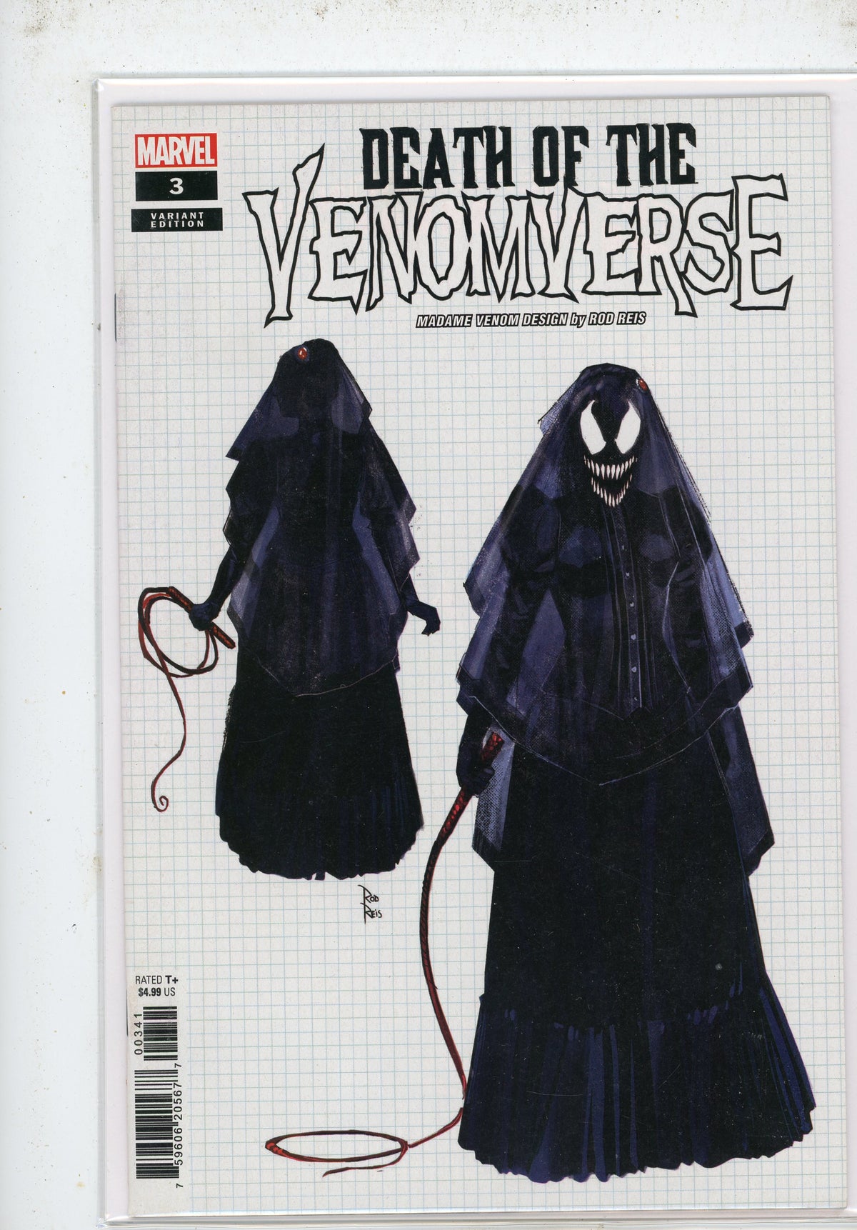 DEATH OF THE VENOMVERSE #3 NM VARIANT ED. BONE CHILLING COVER NICE GLOSS