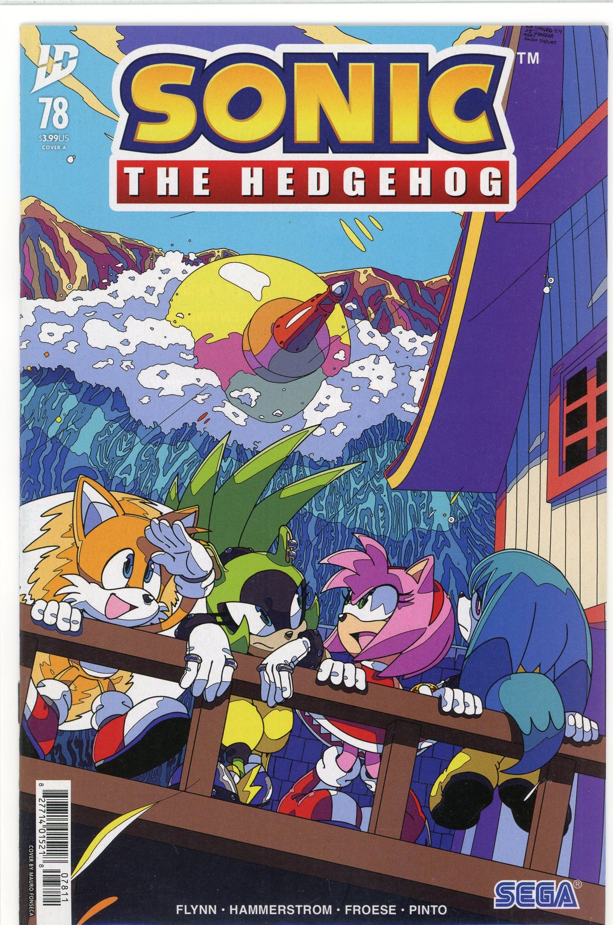 SONIC THE HEDGEHOG #78 NM GLORIOUS GLOSSY SHEEN SCENIC COVER