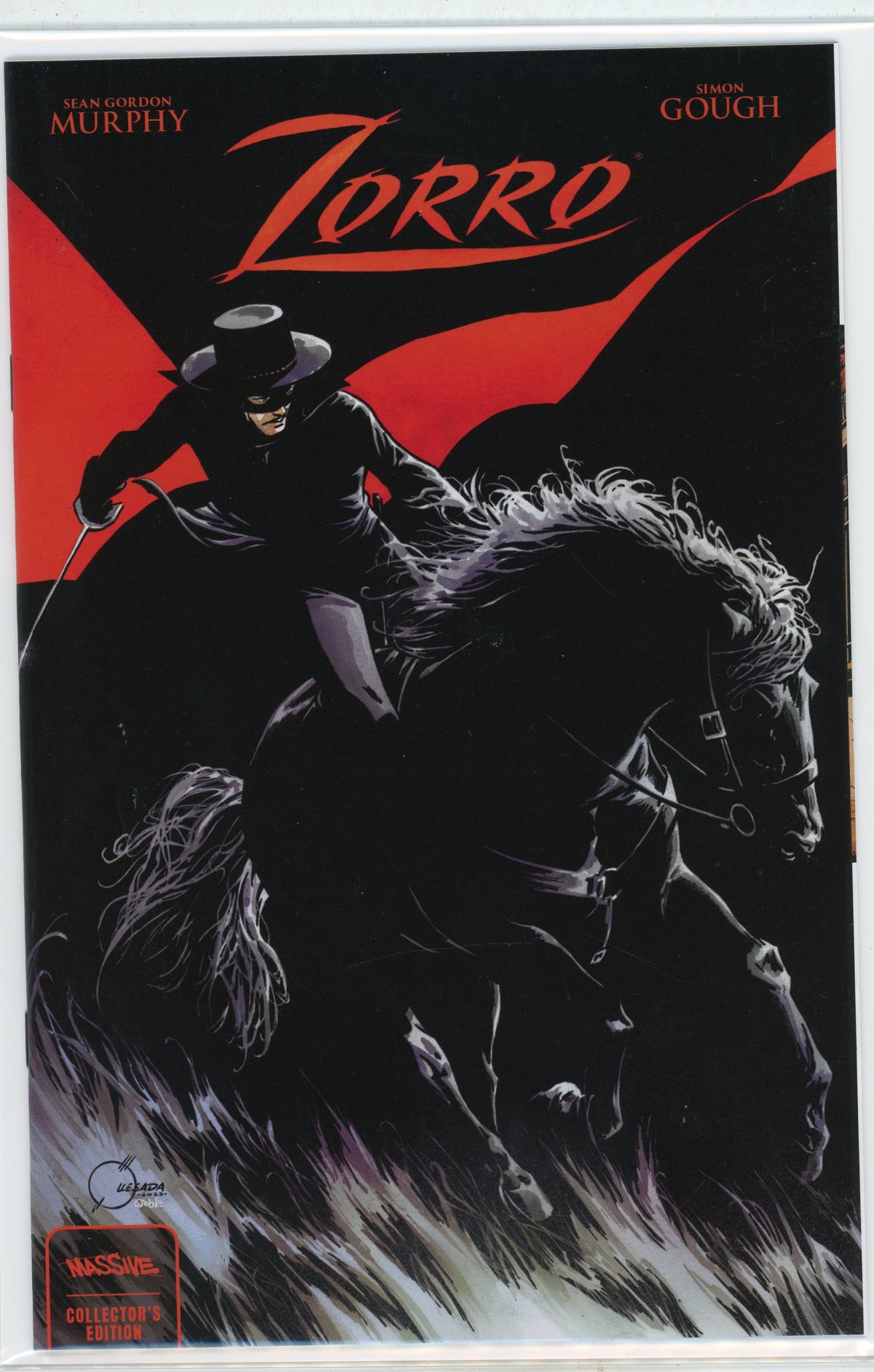 ZORRO #1 NM COLLECTORS EDITION INCREDIBLE BLACK COVER STUNNING SHEEN