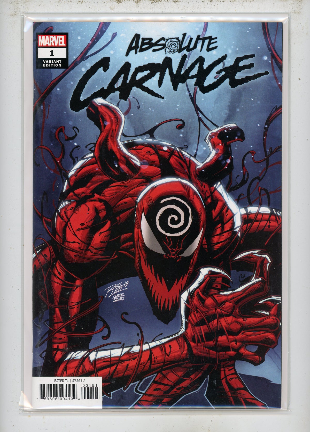 Absolute Carnage #1 Rob Lim alternate cover, Marvel 2019