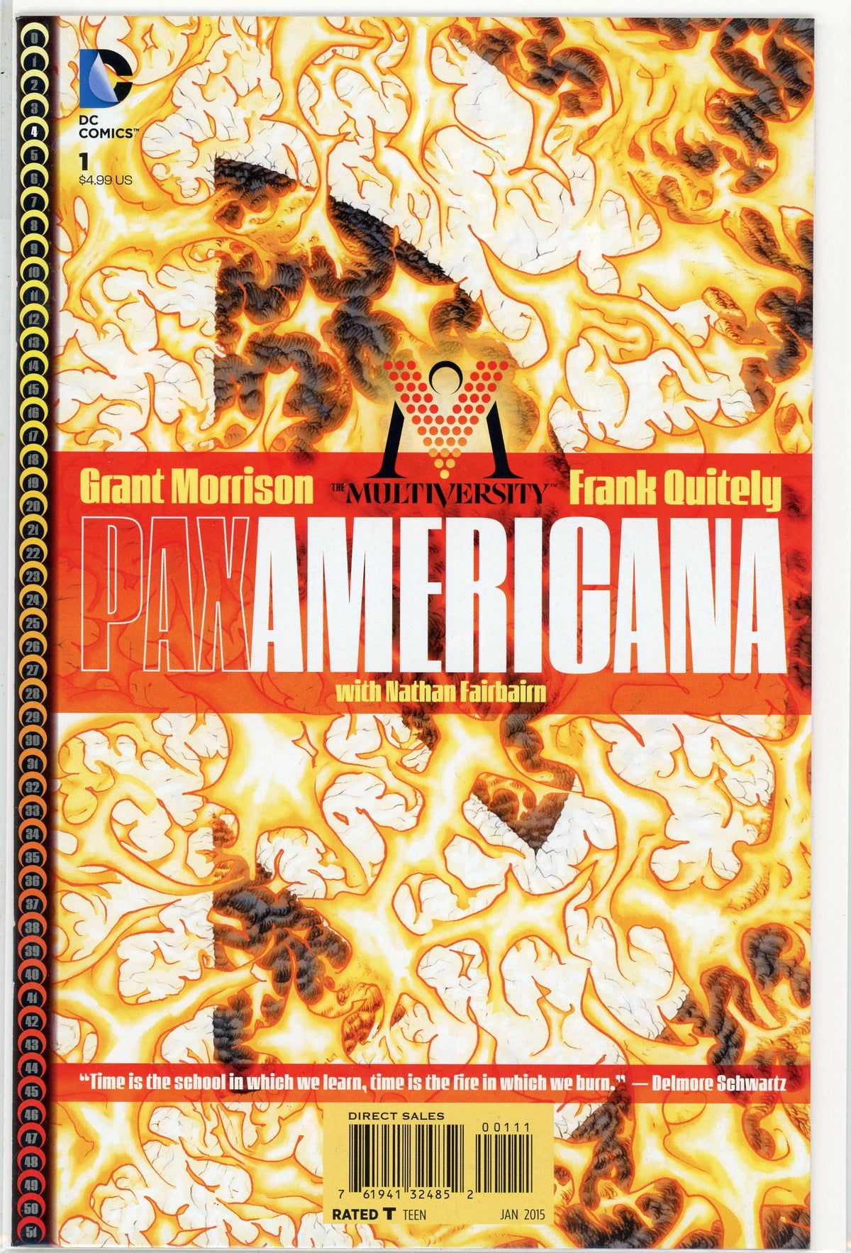 PAXAMERICANA #1 NM INCENDIARY COVER MORRISON WORK STUNNING GLOSS