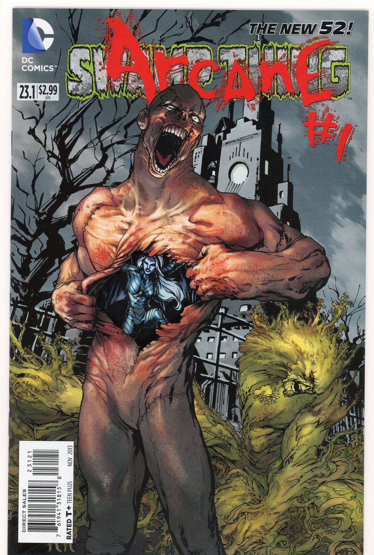 SWAMP THING #23.1 NEW 52 NM INCREDIBLE COVER AMAZING GLOSS