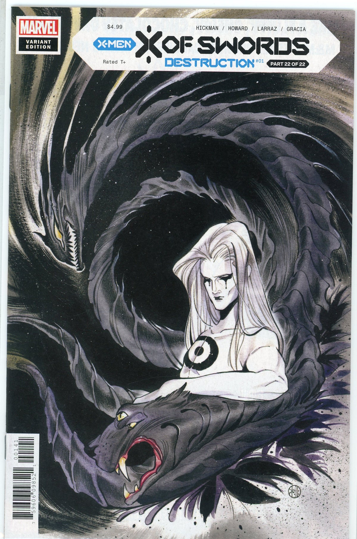 X OF SWORDS #22 OF 22 NM VARIANT ED STUNNING COVER BLINDING GLOSSY SHEEN