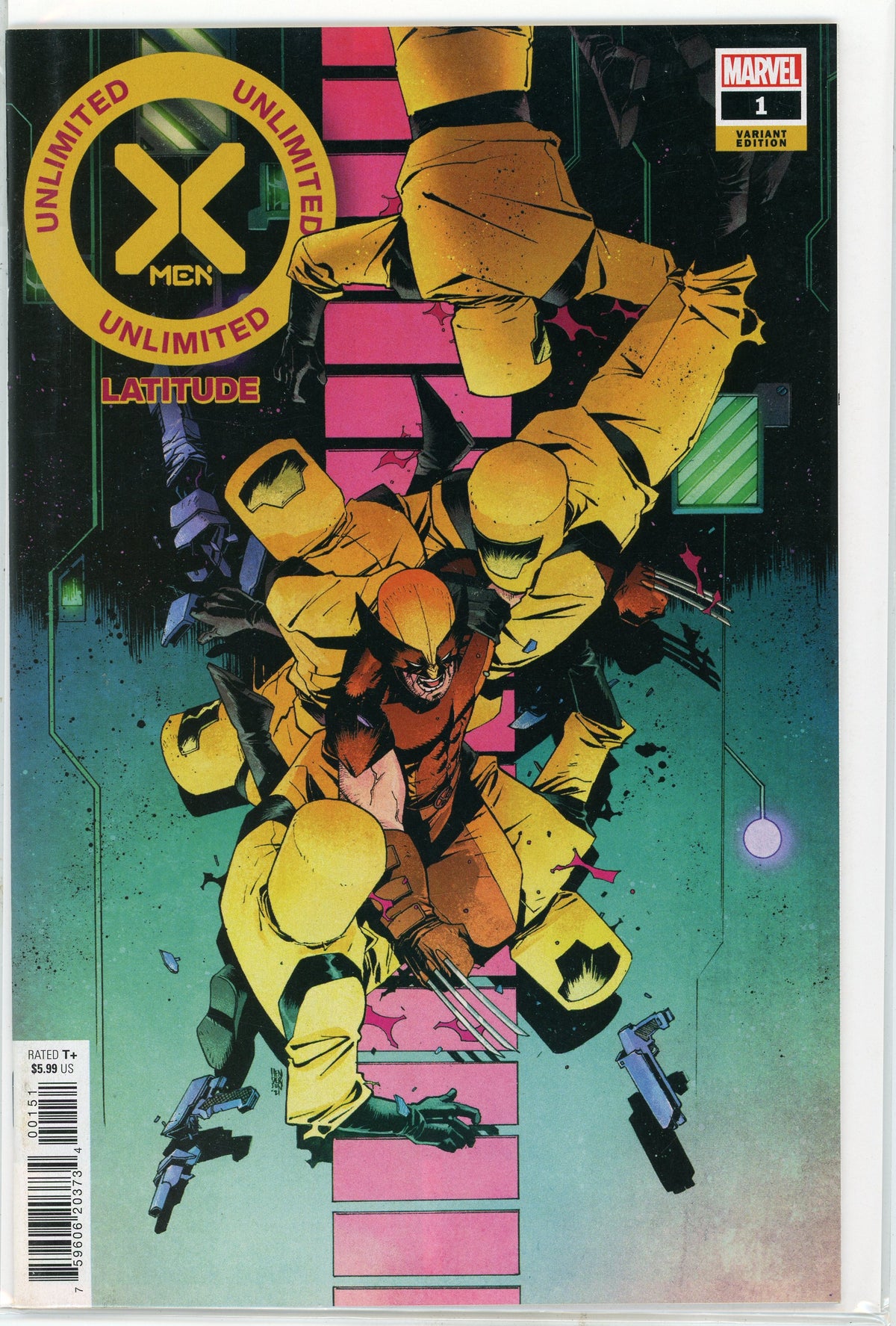 X-MEN UNLIMITED #1 NM VARIANT ED. GLOSSY SHEEN TERRIFIC COVER