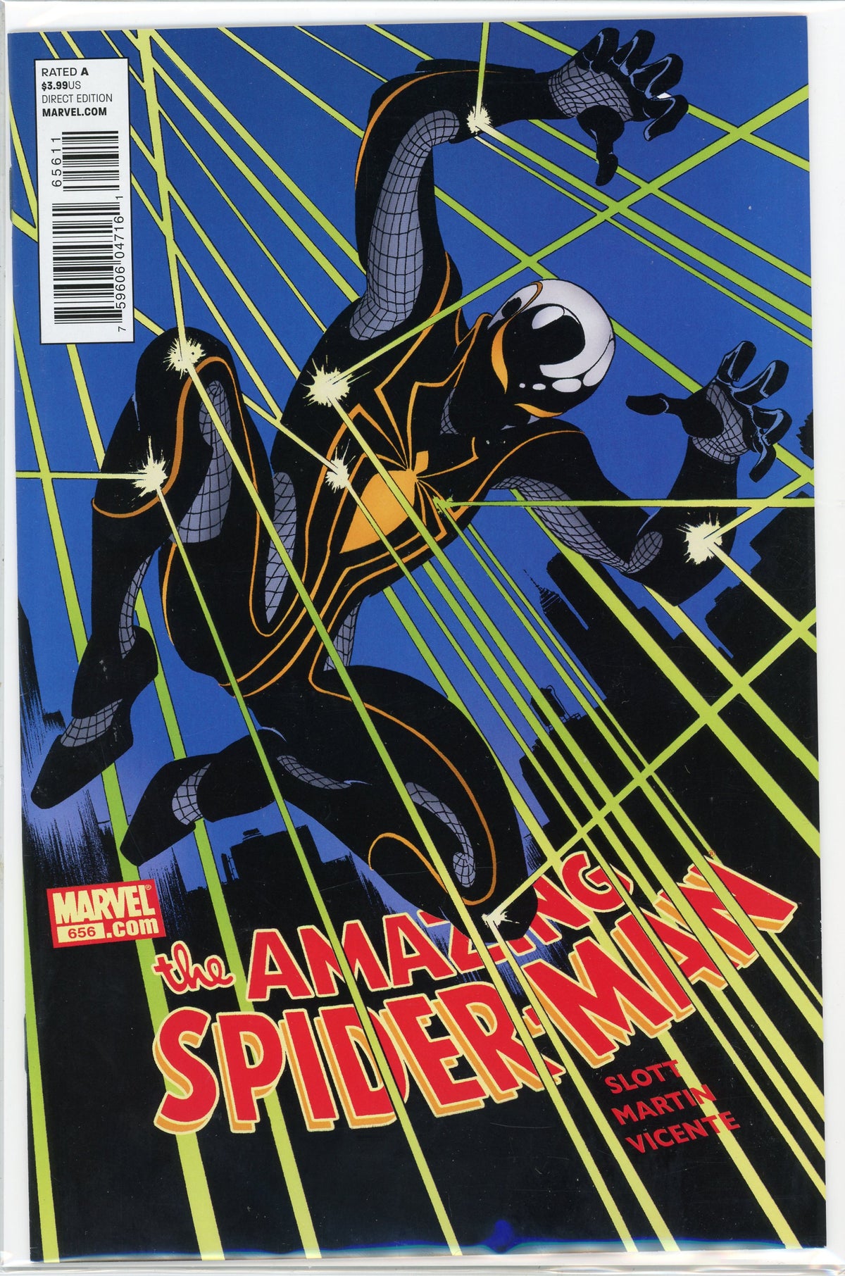 AMAZING SPIDERMAN #656 NM HELTER SKELTER COVER SLOTT WORK