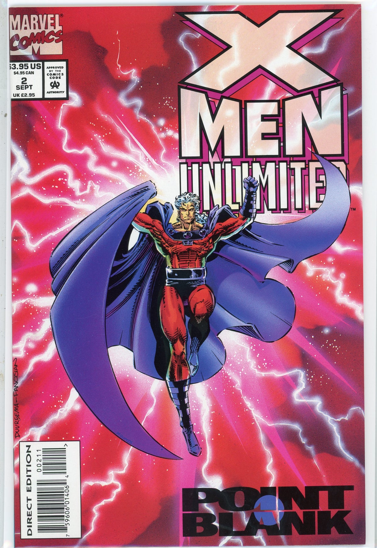 X-MEN UNLIMITED #2 NM ELECTRIFYING COVER TERRIFIC GLOSS
