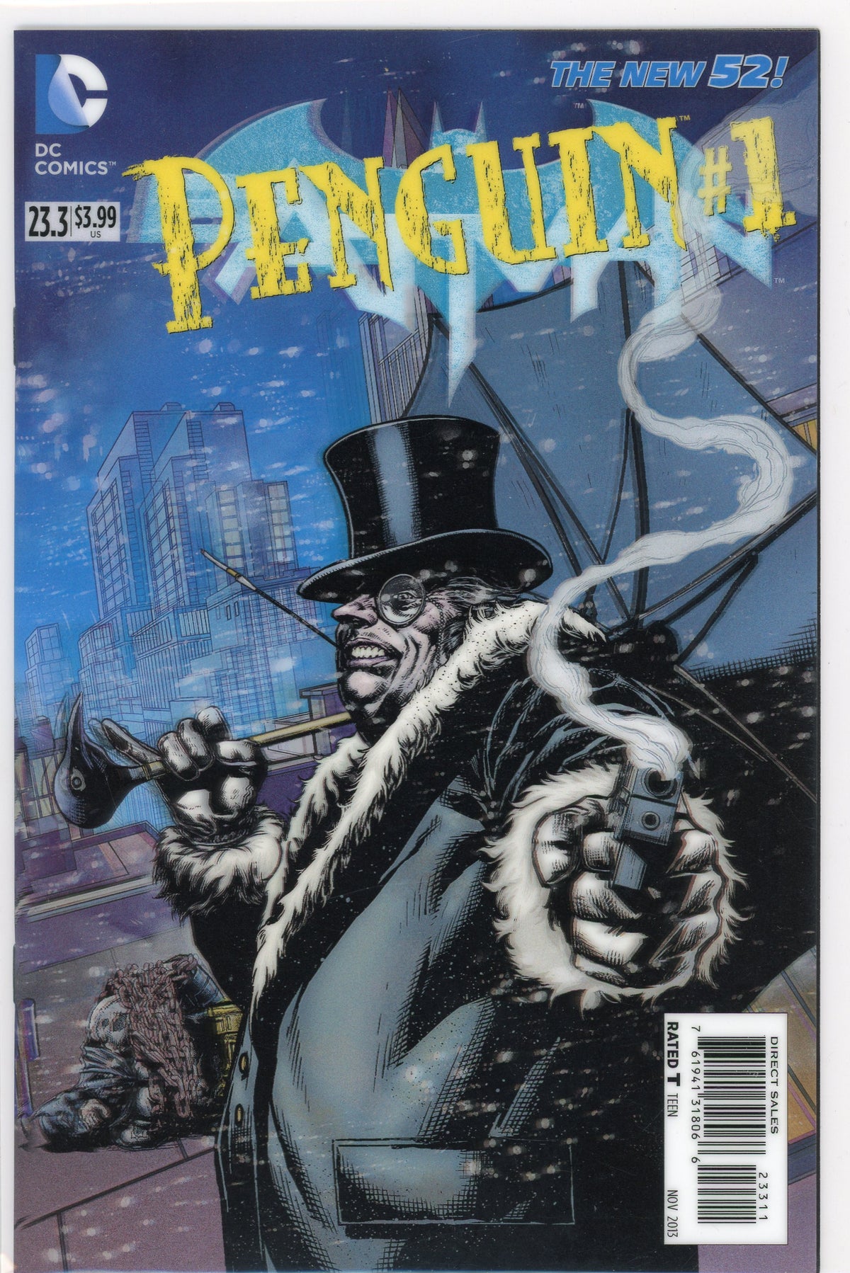 BATMAN #23.3 NM THE NEW 52 GREAT PENGUIN LENTICULAR COVER NICE GLOSS