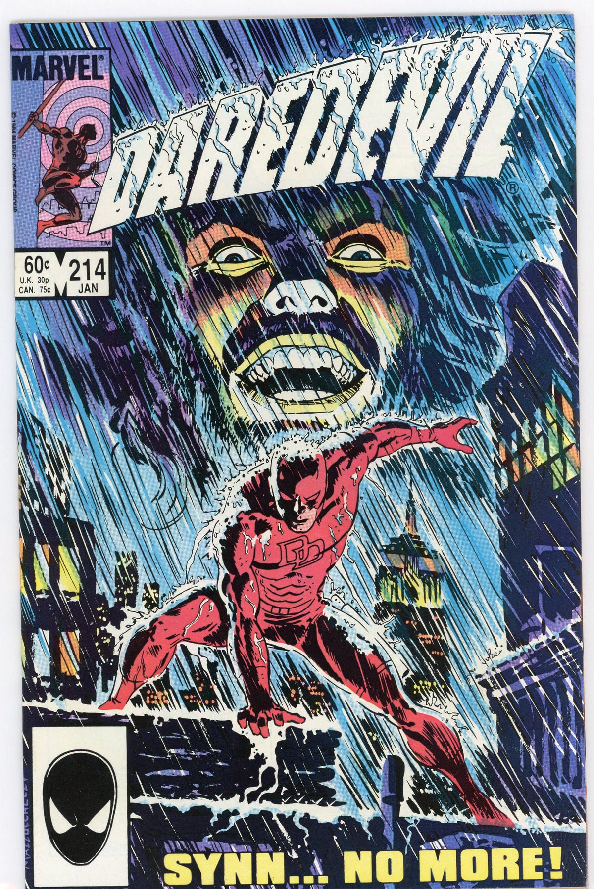 DAREDEVIL #214 NM CLASSIC COVER SPECTACULAR GLOSS