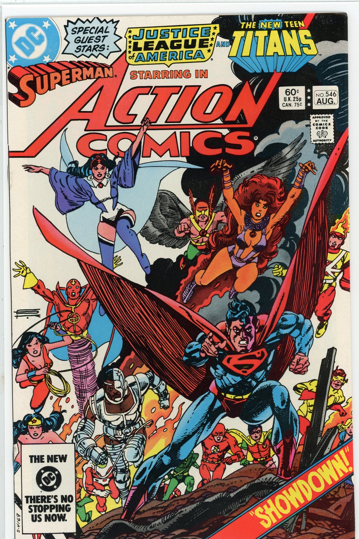 ACTION COMICS #546 NM STUNNING GIL KANE COVER GLOSSY SHEEN