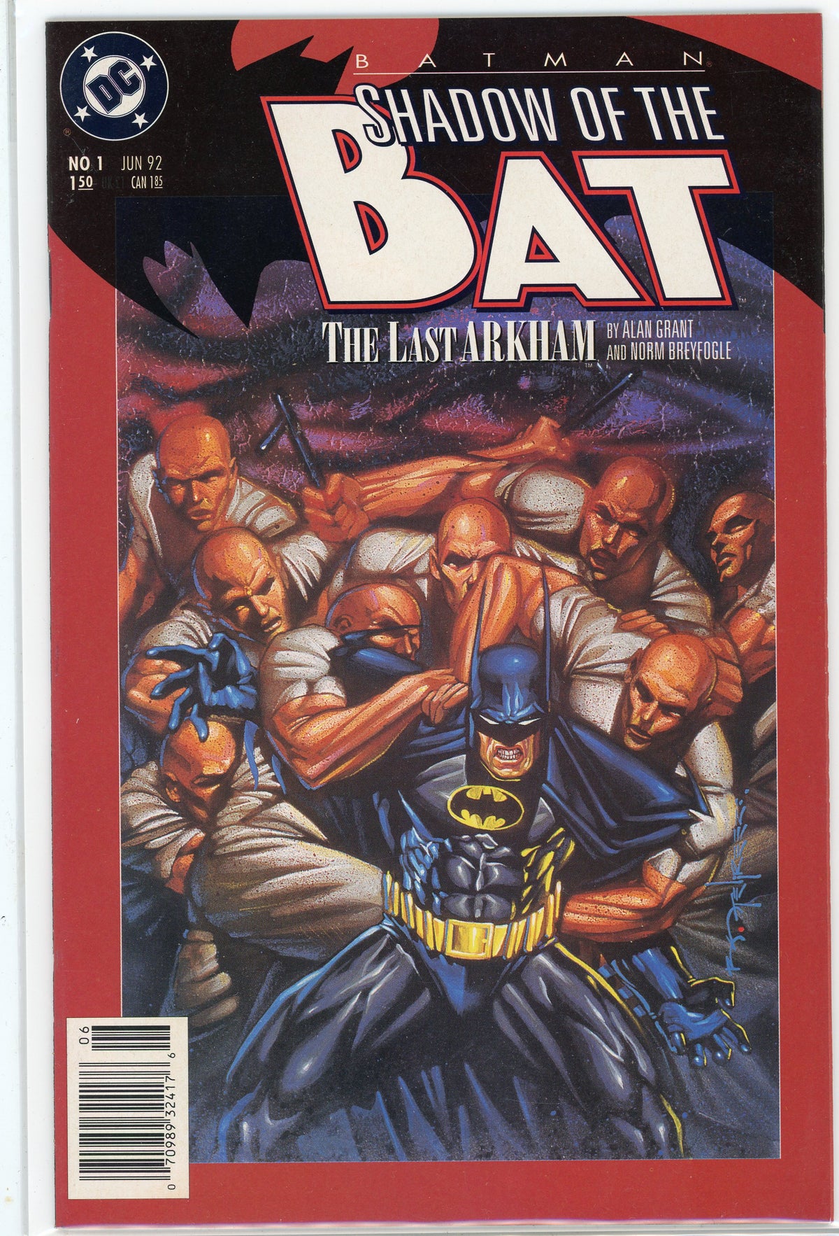BATMAN SHADOW OF THE BAT #1 NM ACTION PACKED COVER GLOSSY SHEEN