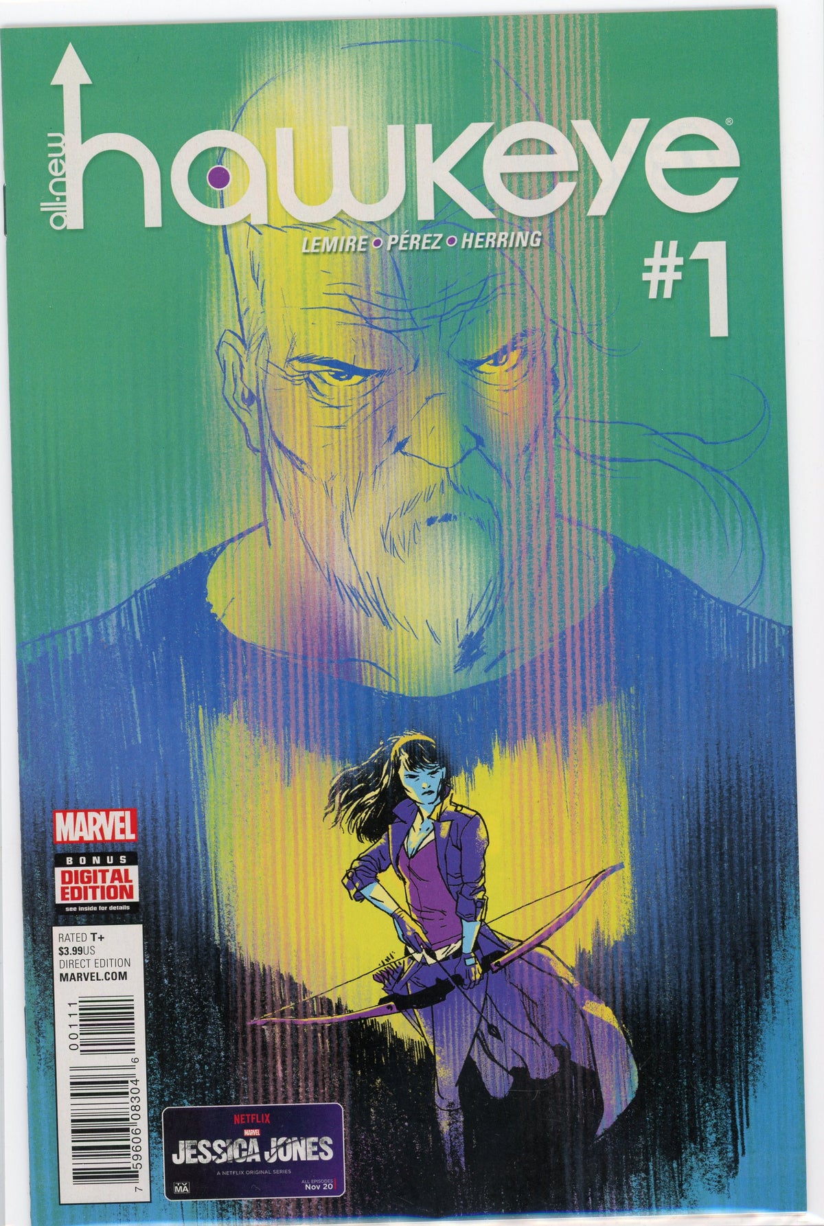HAWKEYE #1 NM AWE INSPIRING COVER FANTASTIC COLOR PALETTE