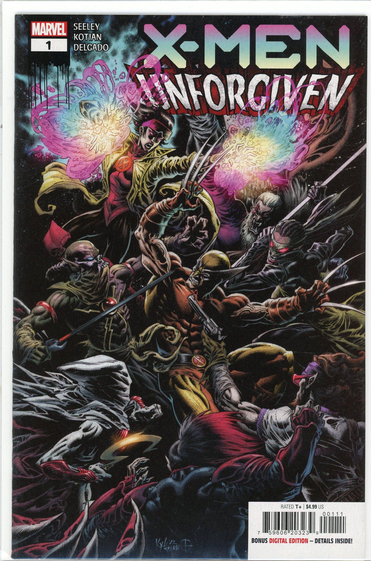X-MEN UNFORGIVEN #1 NM SPECTACULAR COVER LUSTROUS SHEEN