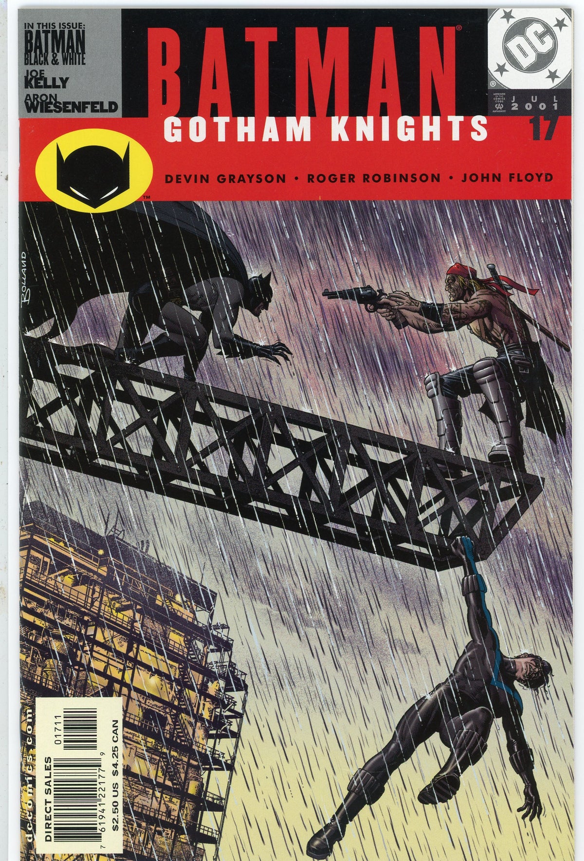BATMAN GOTHAM KNIGHTS #17 NM AWESOME BOLLAND COVER KILLER GLOSS