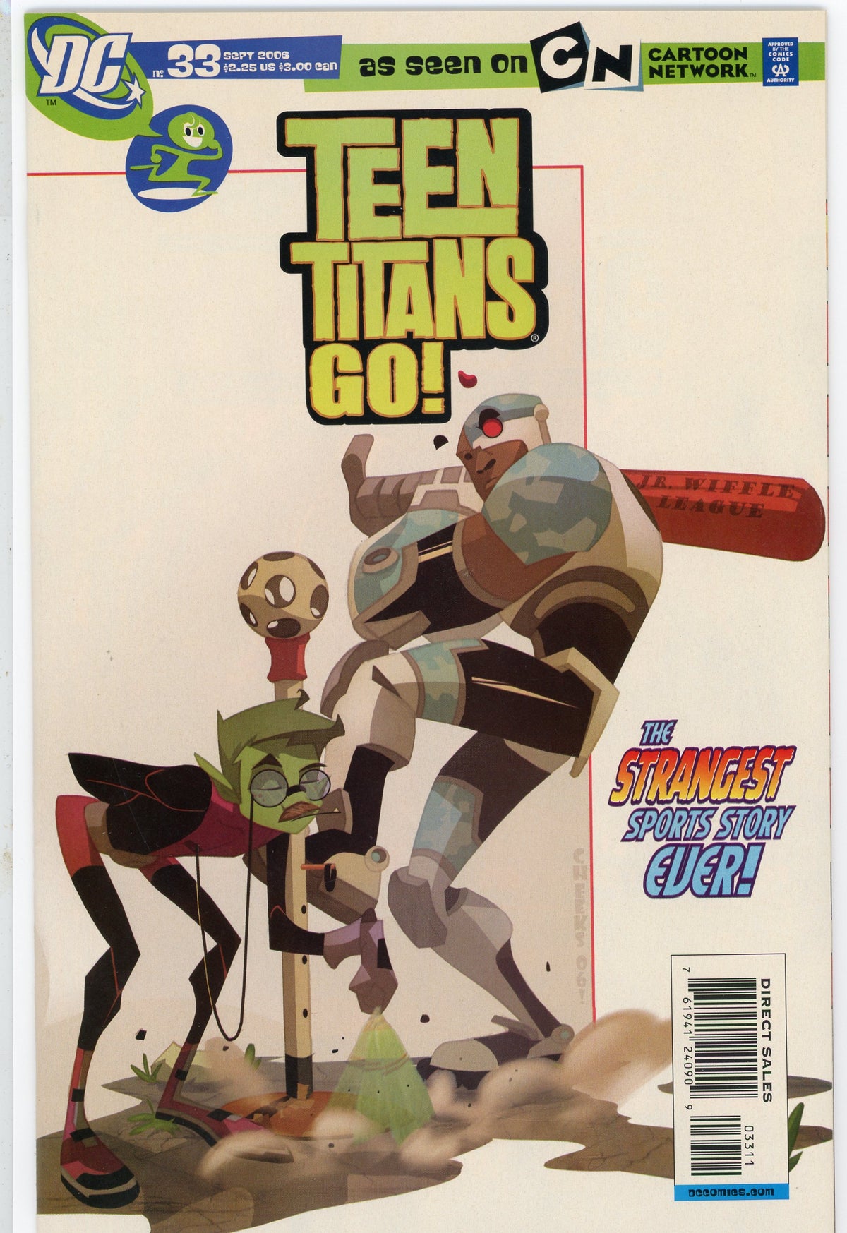 TEEN TITANS GO #33 NM CLASSIC COVER NICE GLOSSY SHEEN