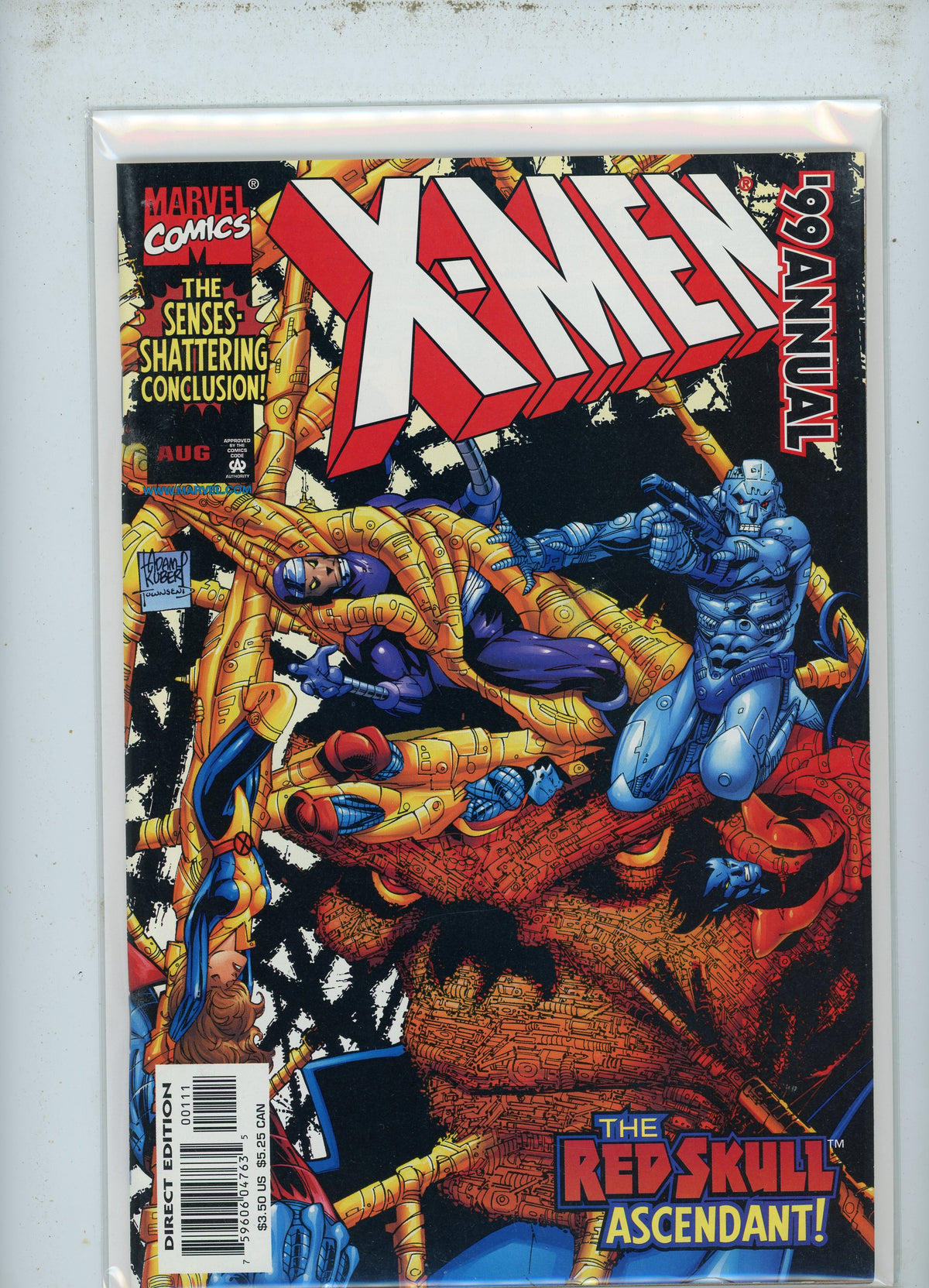 X-MEN 1999 ANNUAL NM KUBERT INCREDIBLE COVER GLOSSY COLORS