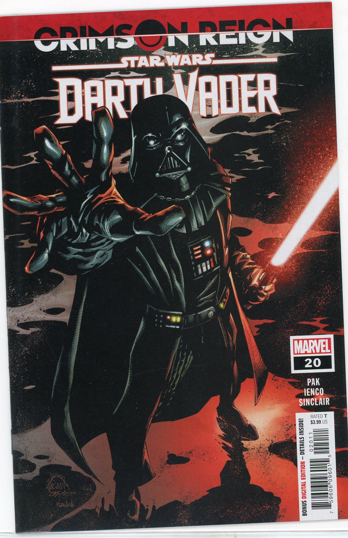 STAR WARS DARTH VADER #20 NM IMPRESSIVE COVER INCREDIBLE SHEEN