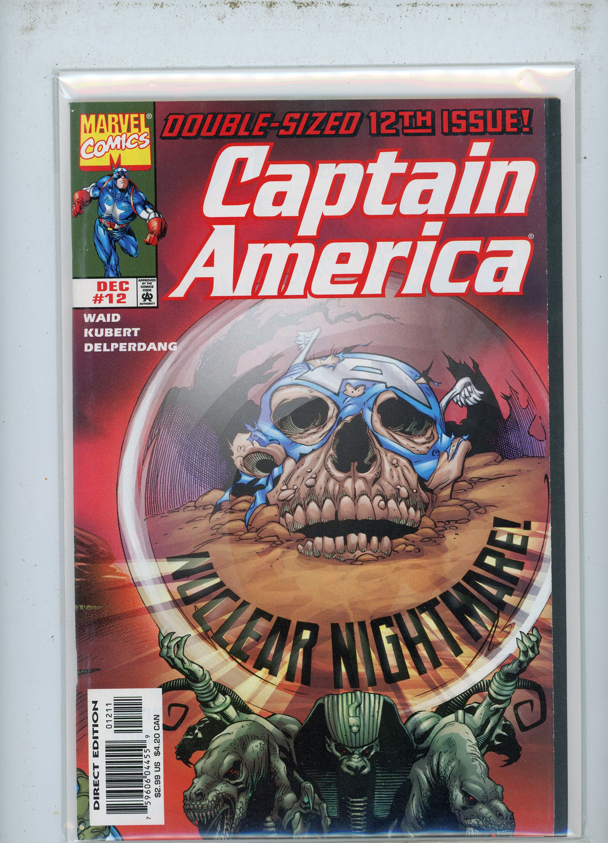 CAPTAIN AMERICA #12 NM WAID WORK ICONIC SKULL COVER BRILLIANT SHEEN