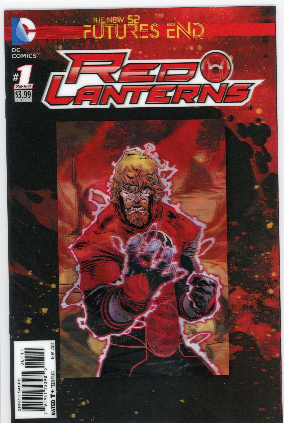 RED LANTERN #1 NEW 52 FUTURES END NM MEMORABLE LENTICULAR COVER GEM