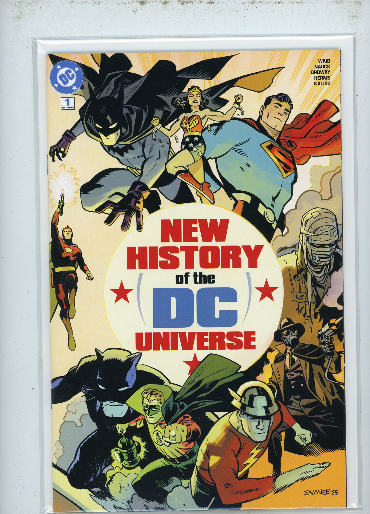 NEW HISTORY OF THE DC UNIVERSE #1 OF 4 NM SAMNEE AMAZING COVER GREAT GLOSS